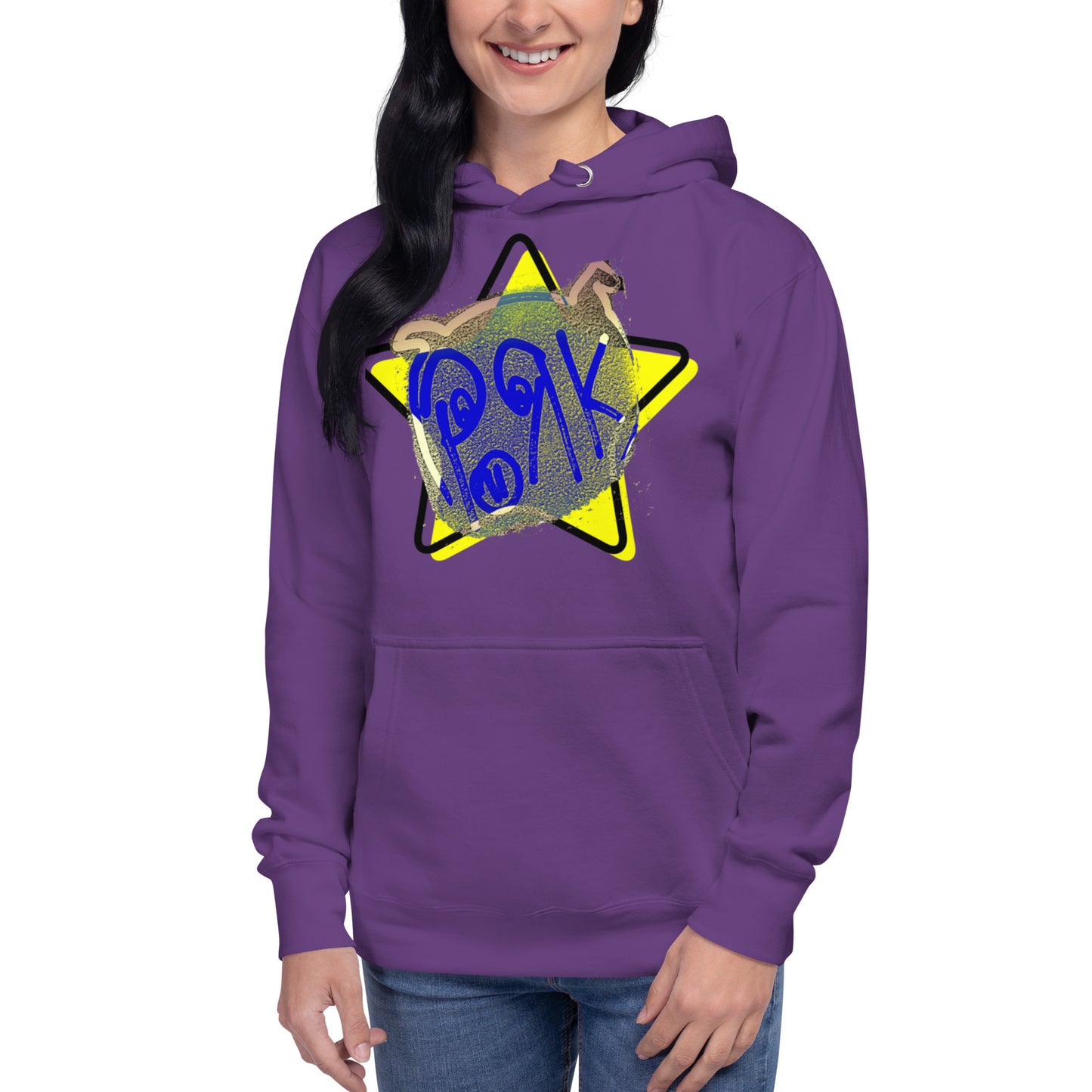HOBO HOODIES - "Pork Star" - Yellow Star - Unisex Hoodie