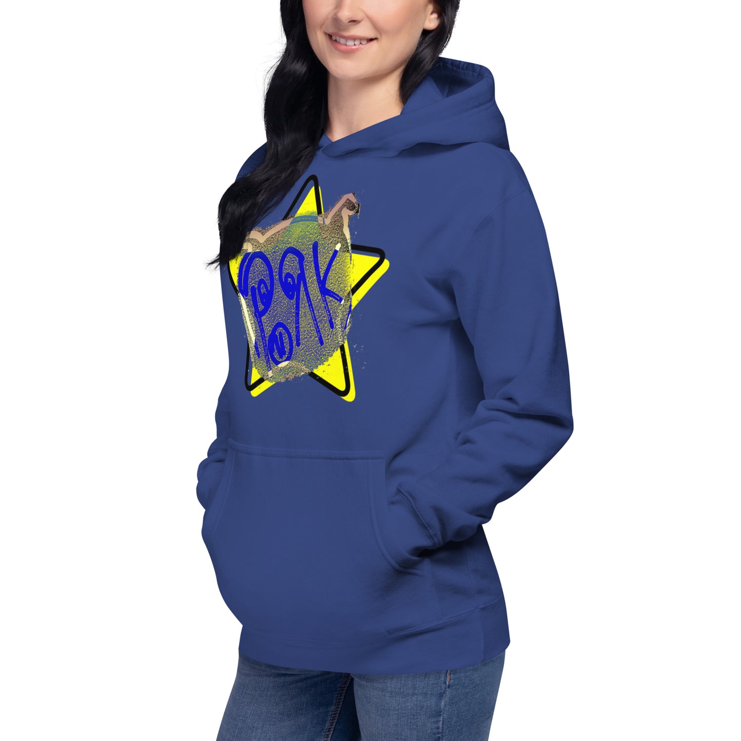 HOBO HOODIES - "Pork Star" - Yellow Star - Unisex Hoodie