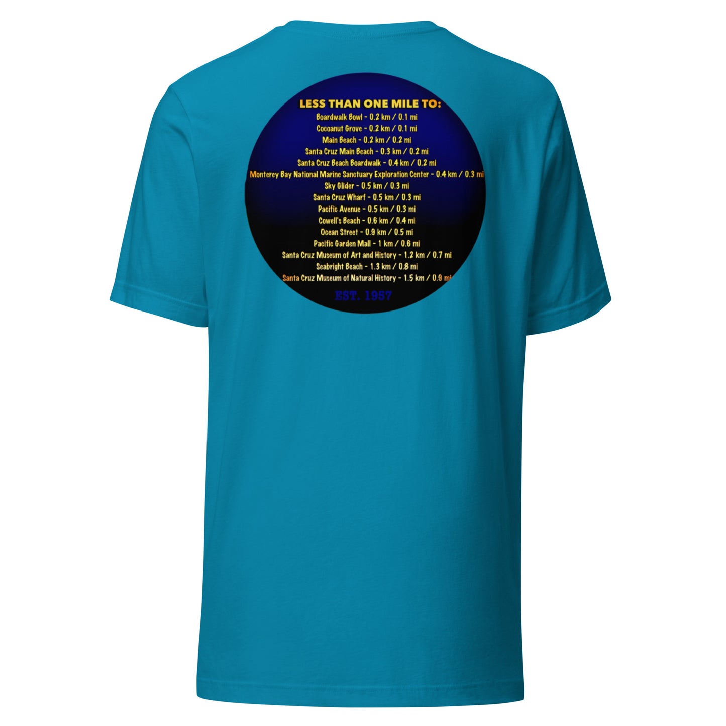 FIRESIDE INN in Santa Cruz “RETRO Sign” two sided T-Shirt