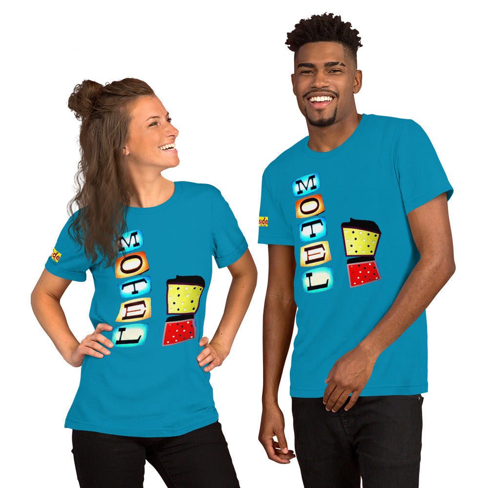 RETRO MOTEL SIGN - Fireside Sleeve - Unisex t-shirt