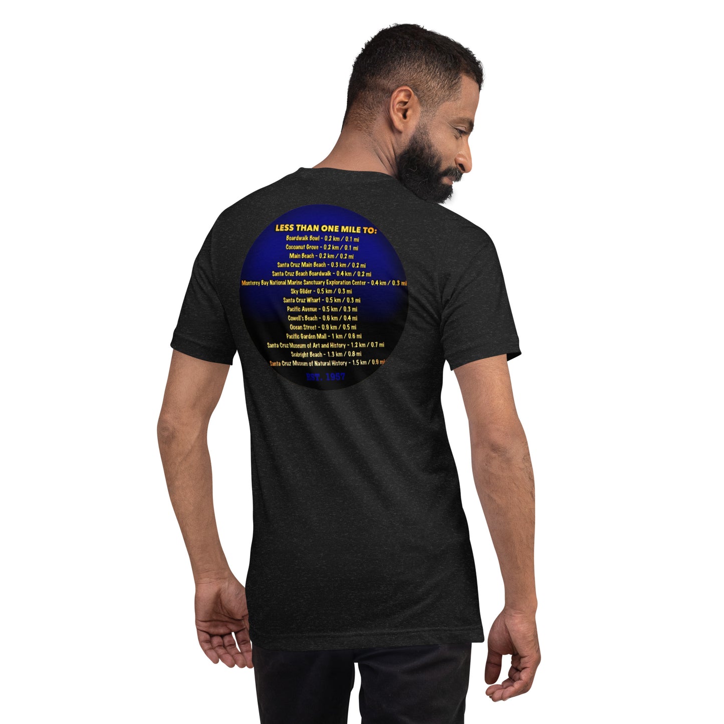 FIRESIDE INN in Santa Cruz “RETRO Sign” two sided T-Shirt
