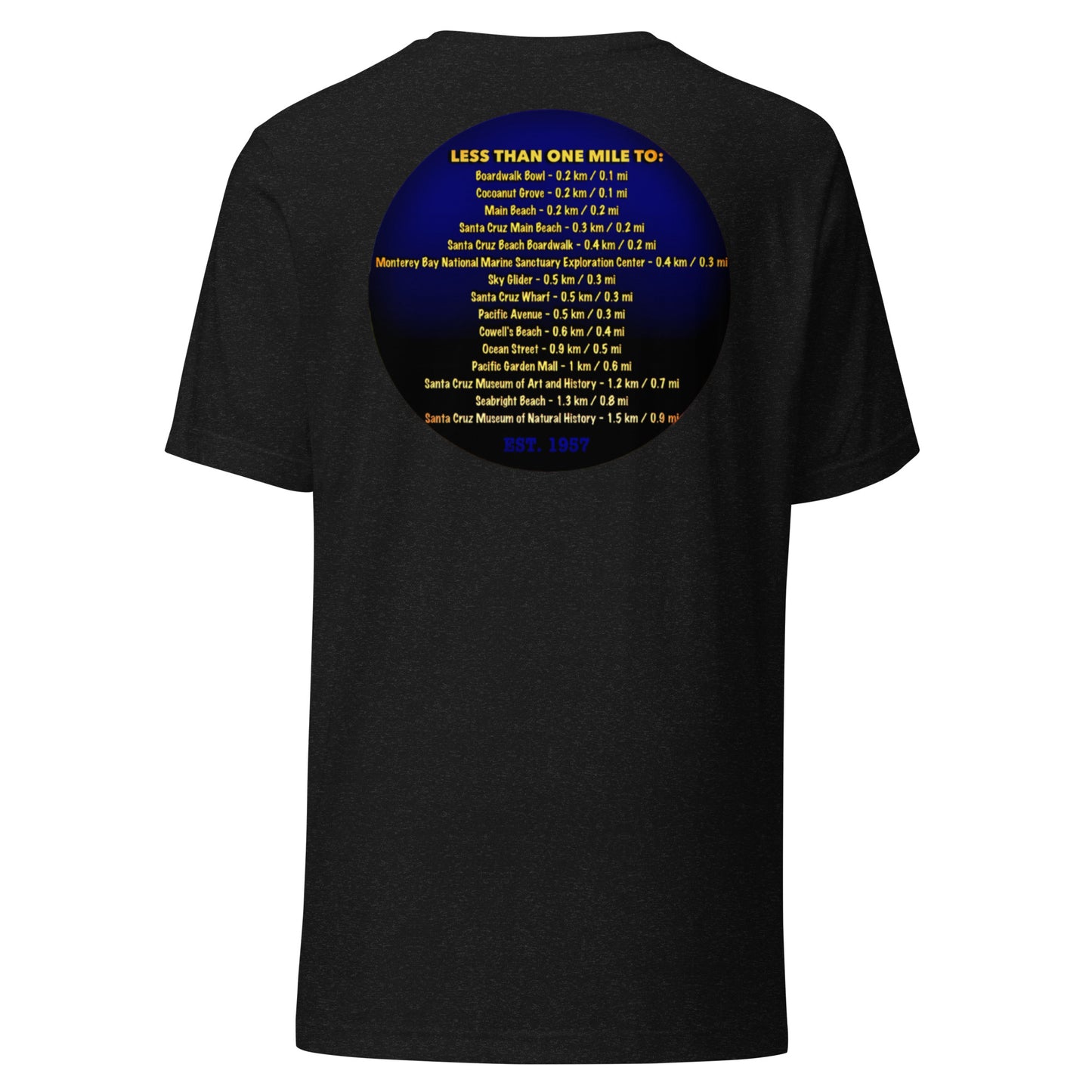FIRESIDE INN in Santa Cruz “RETRO Sign” two sided T-Shirt