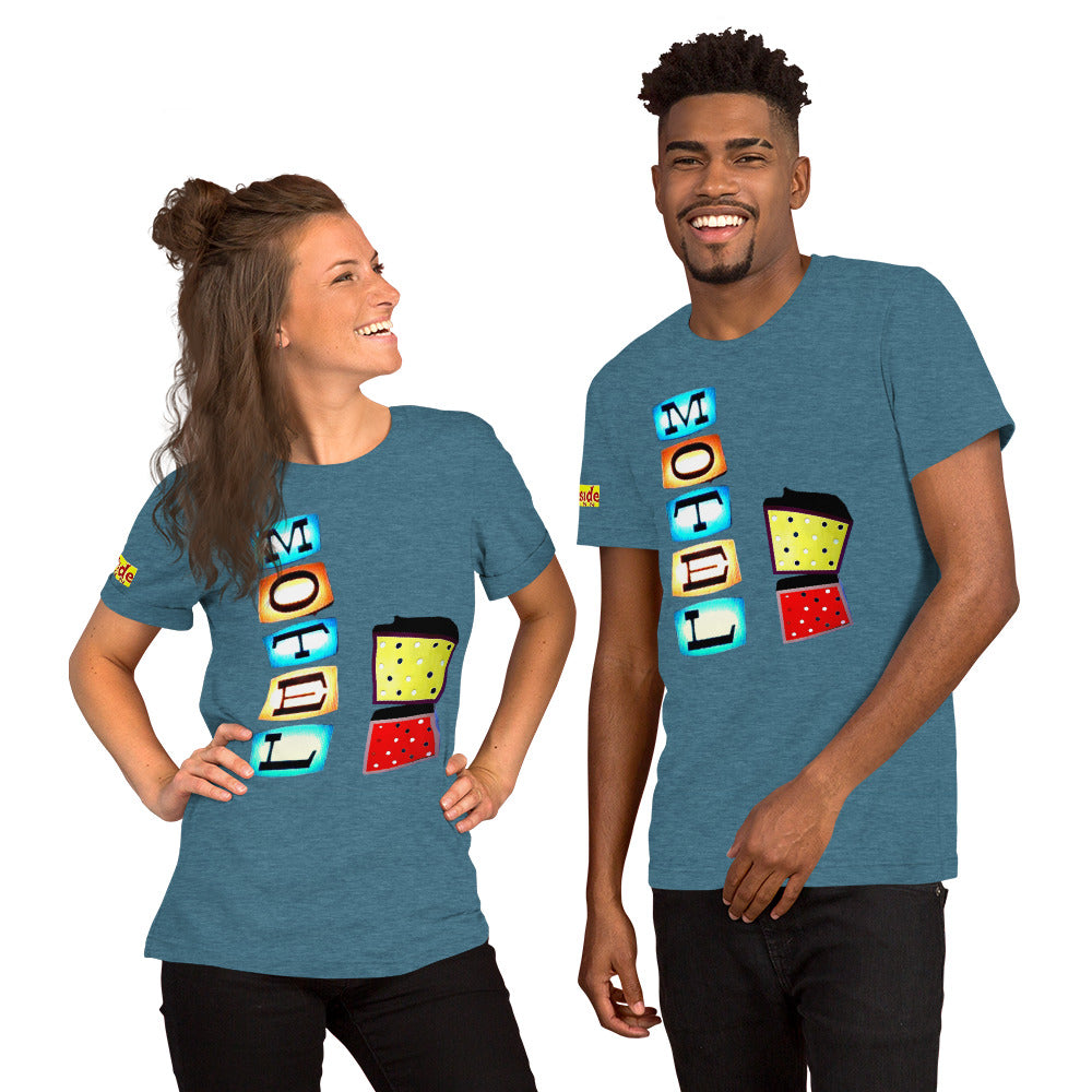 RETRO MOTEL SIGN - Fireside Sleeve - Unisex t-shirt