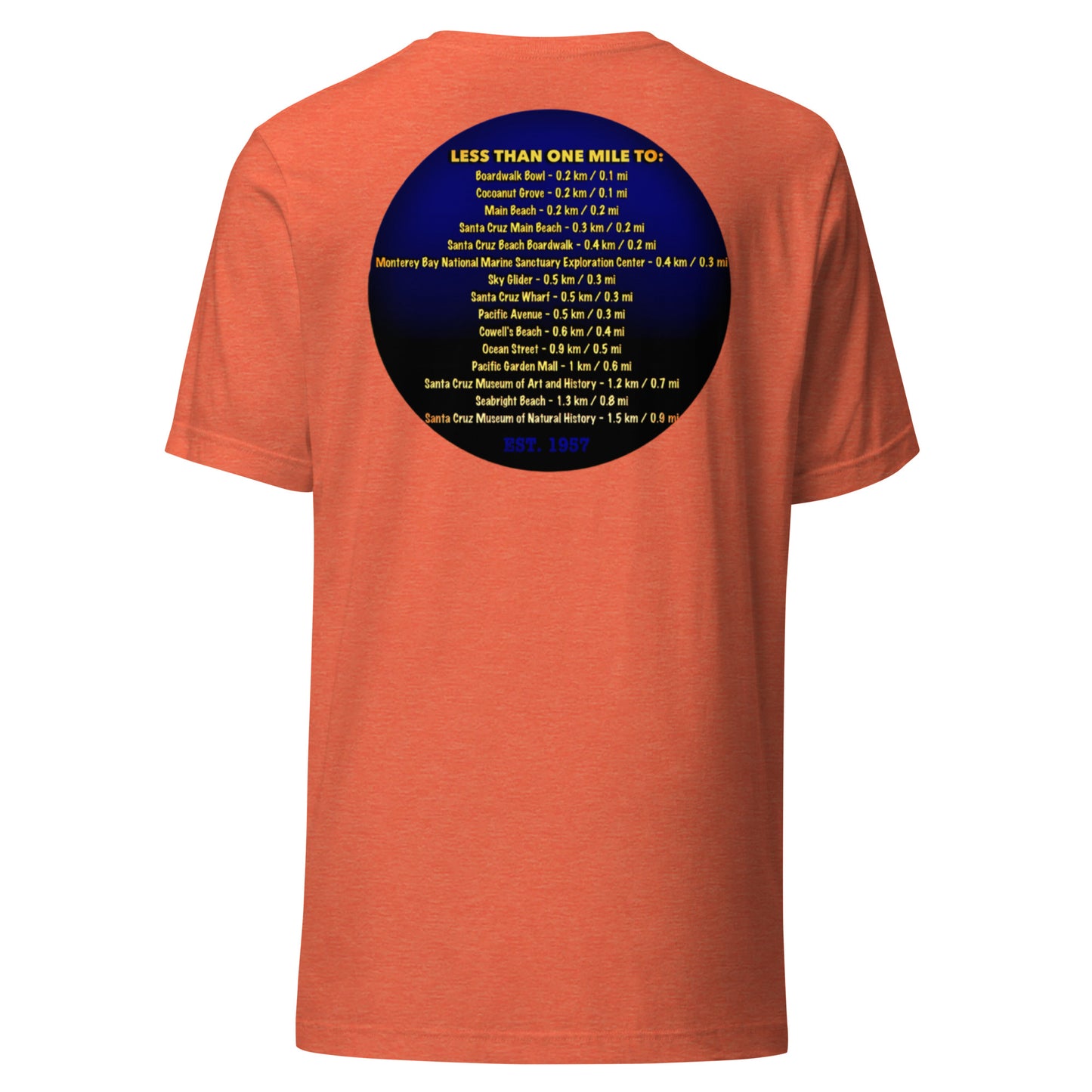 FIRESIDE INN in Santa Cruz “RETRO Sign” two sided T-Shirt