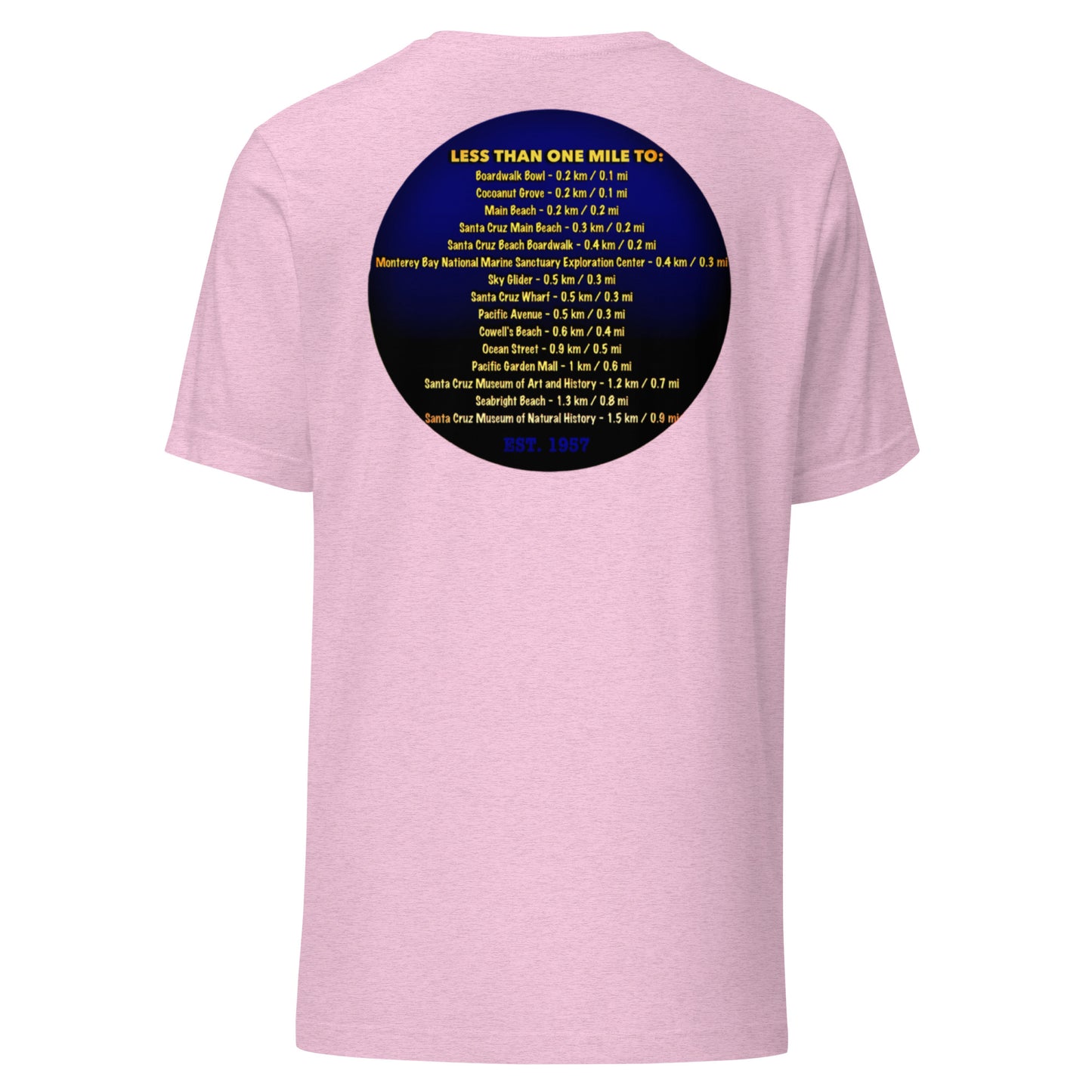 FIRESIDE INN in Santa Cruz “RETRO Sign” two sided T-Shirt