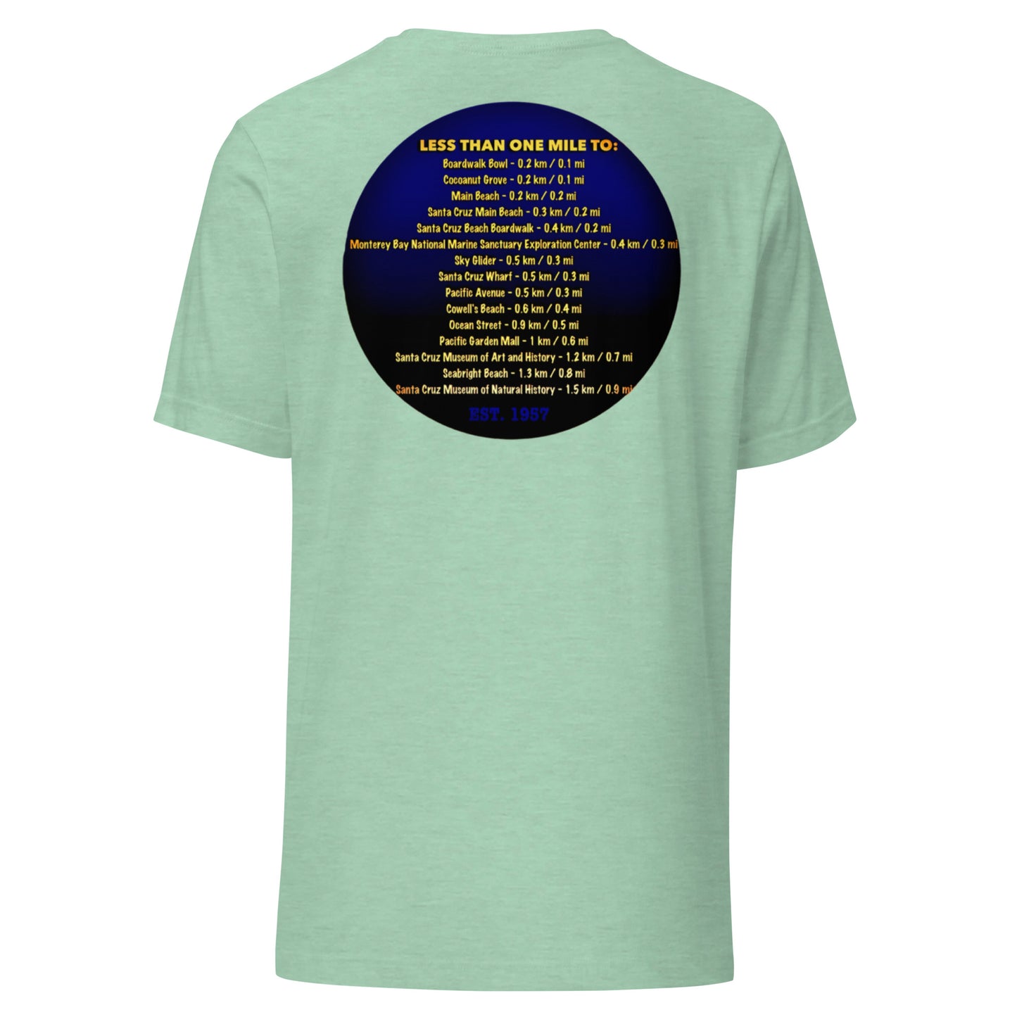 FIRESIDE INN in Santa Cruz “RETRO Sign” two sided T-Shirt