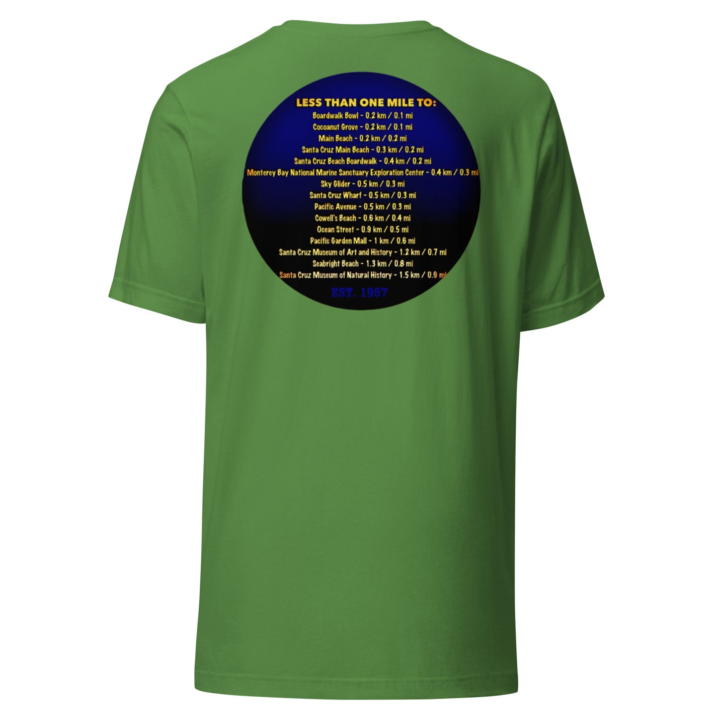 FIRESIDE INN in Santa Cruz “RETRO Sign” two sided T-Shirt