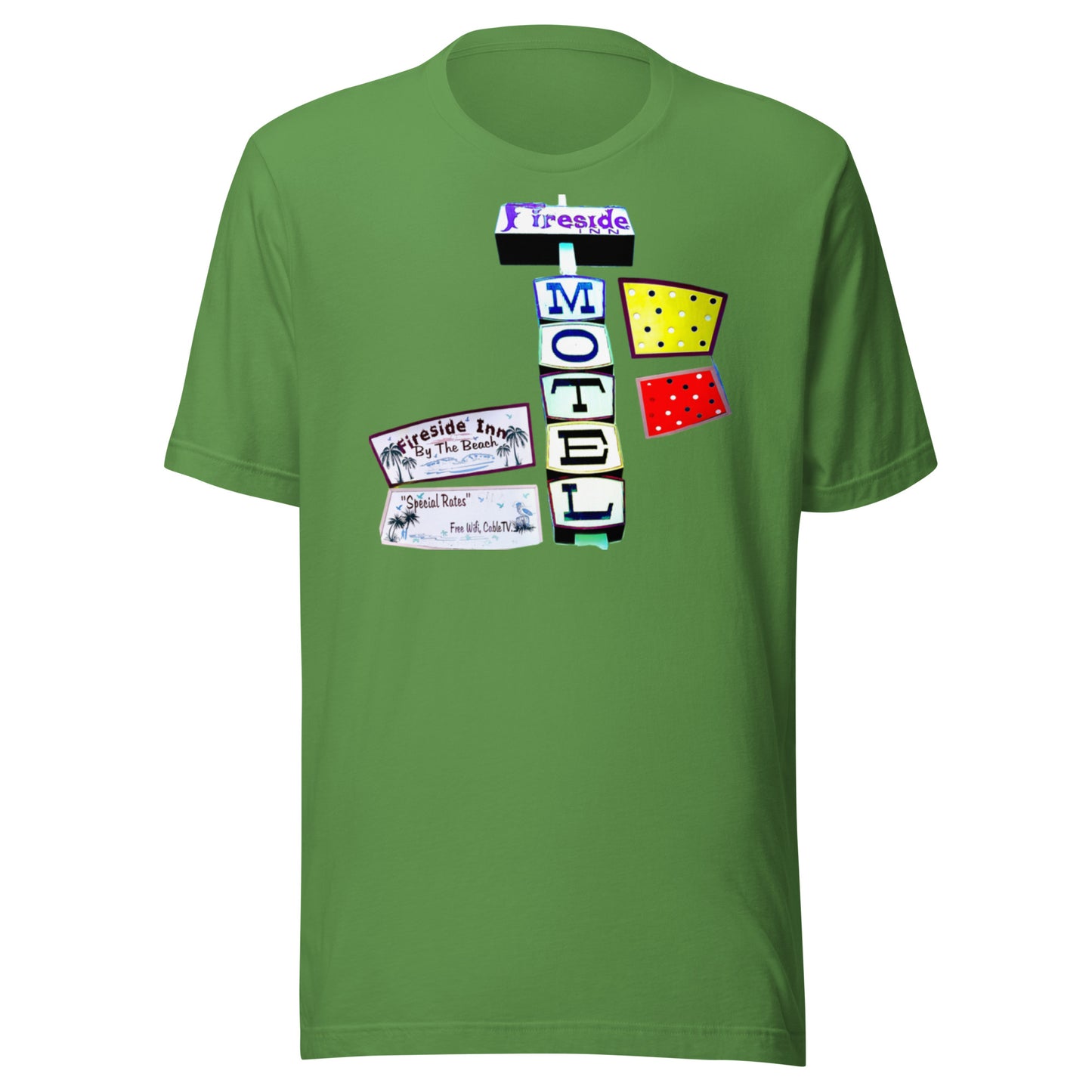 FIRESIDE INN in Santa Cruz “RETRO sign” single sided T-Shirt