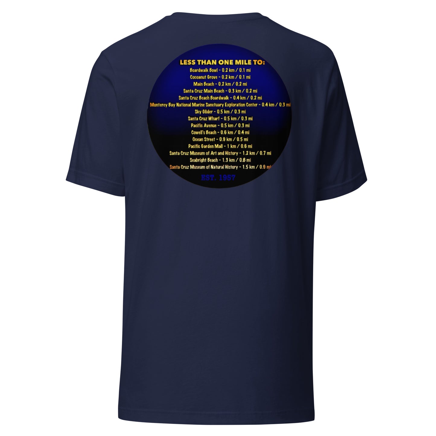 FIRESIDE INN in Santa Cruz “RETRO Sign” two sided T-Shirt