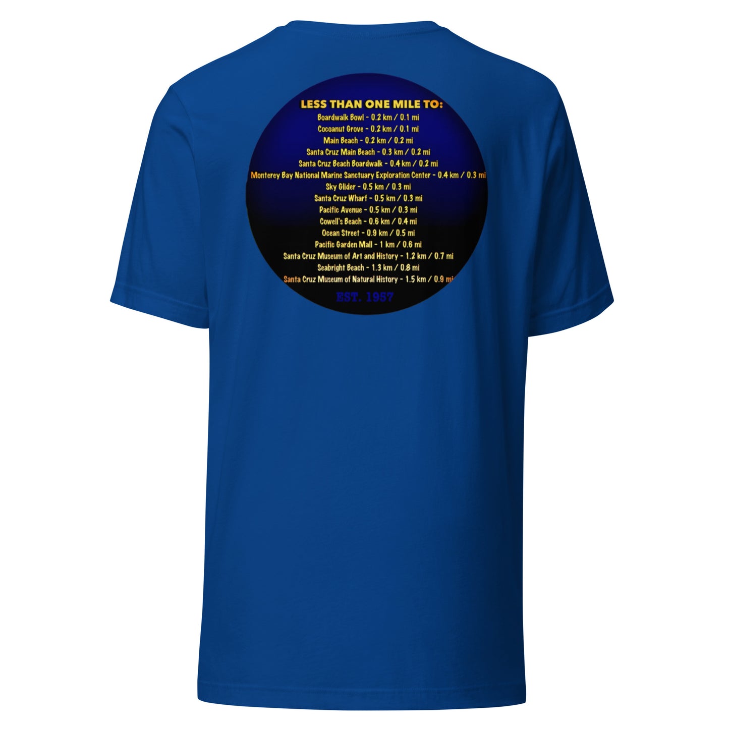 FIRESIDE INN in Santa Cruz “RETRO Sign” two sided T-Shirt