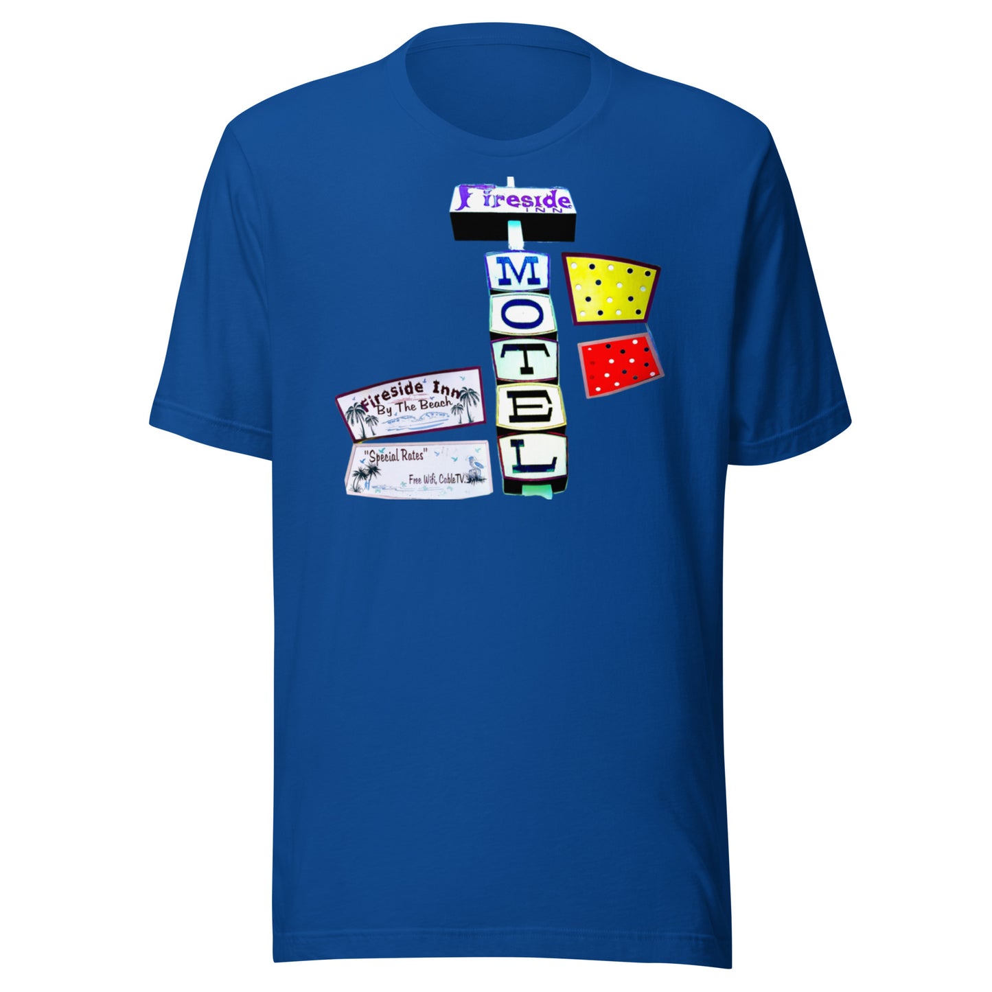 FIRESIDE INN in Santa Cruz “RETRO sign” single sided T-Shirt