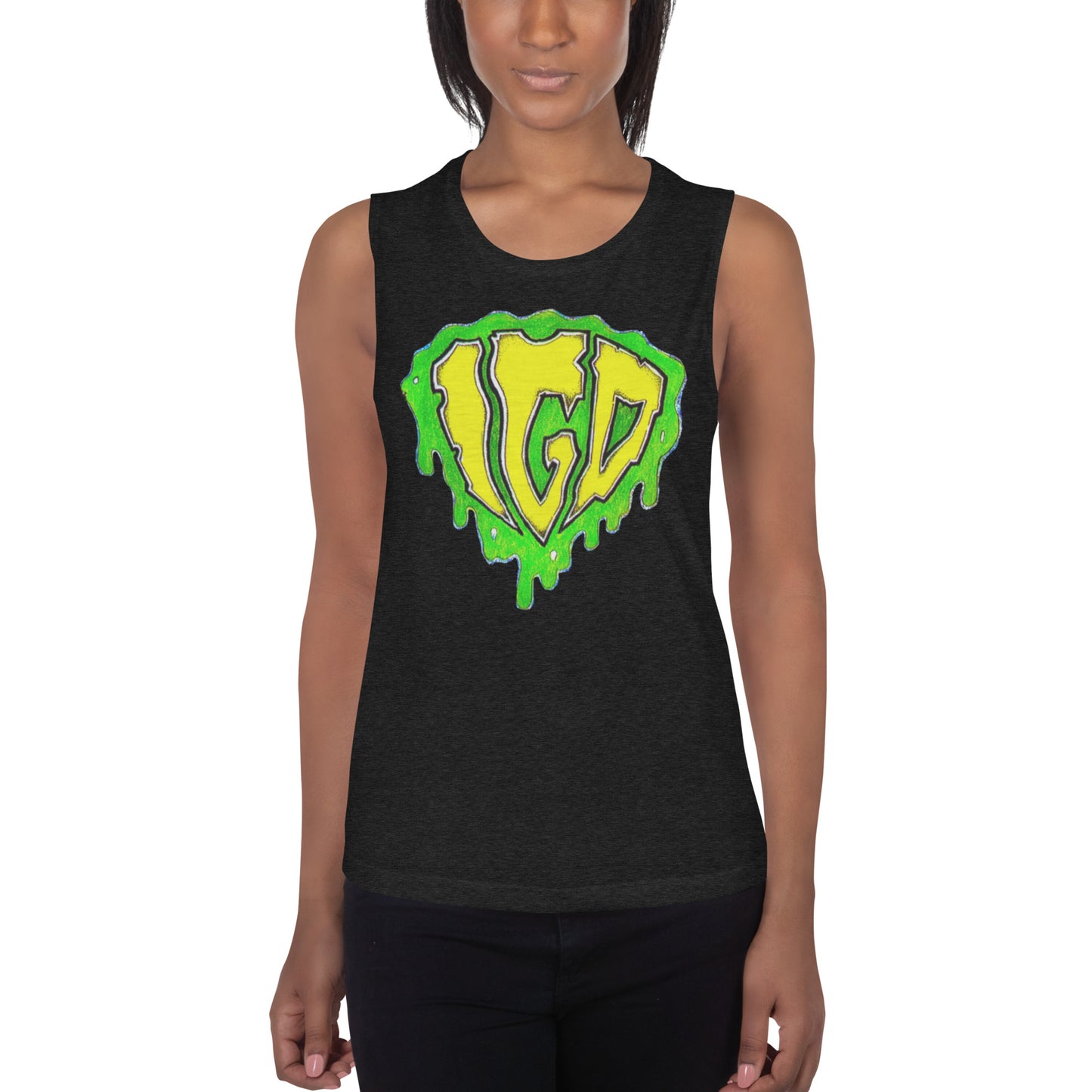 IGD logo Ladies’ Muscle Tank 3 colors