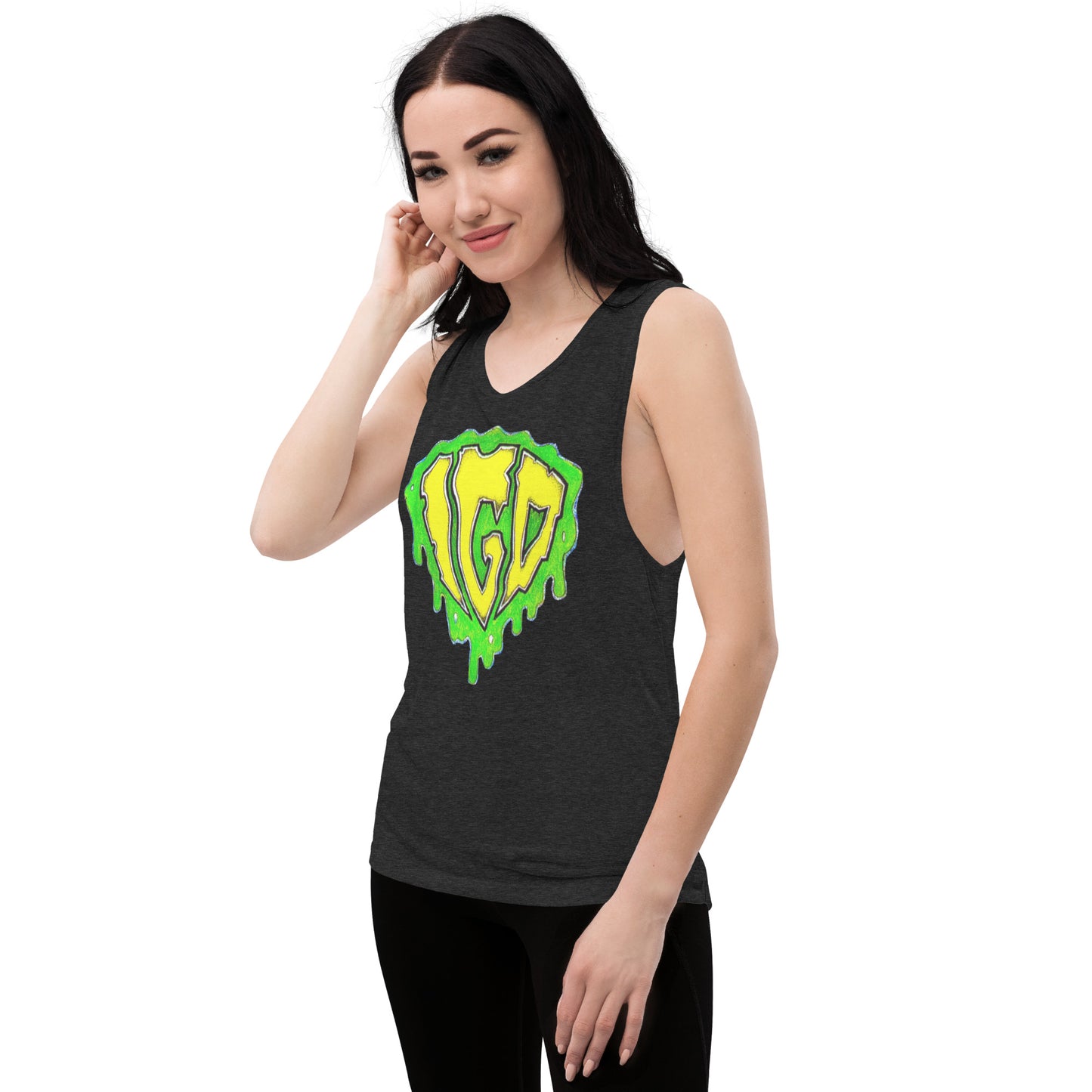 IGD logo Ladies’ Muscle Tank 3 colors