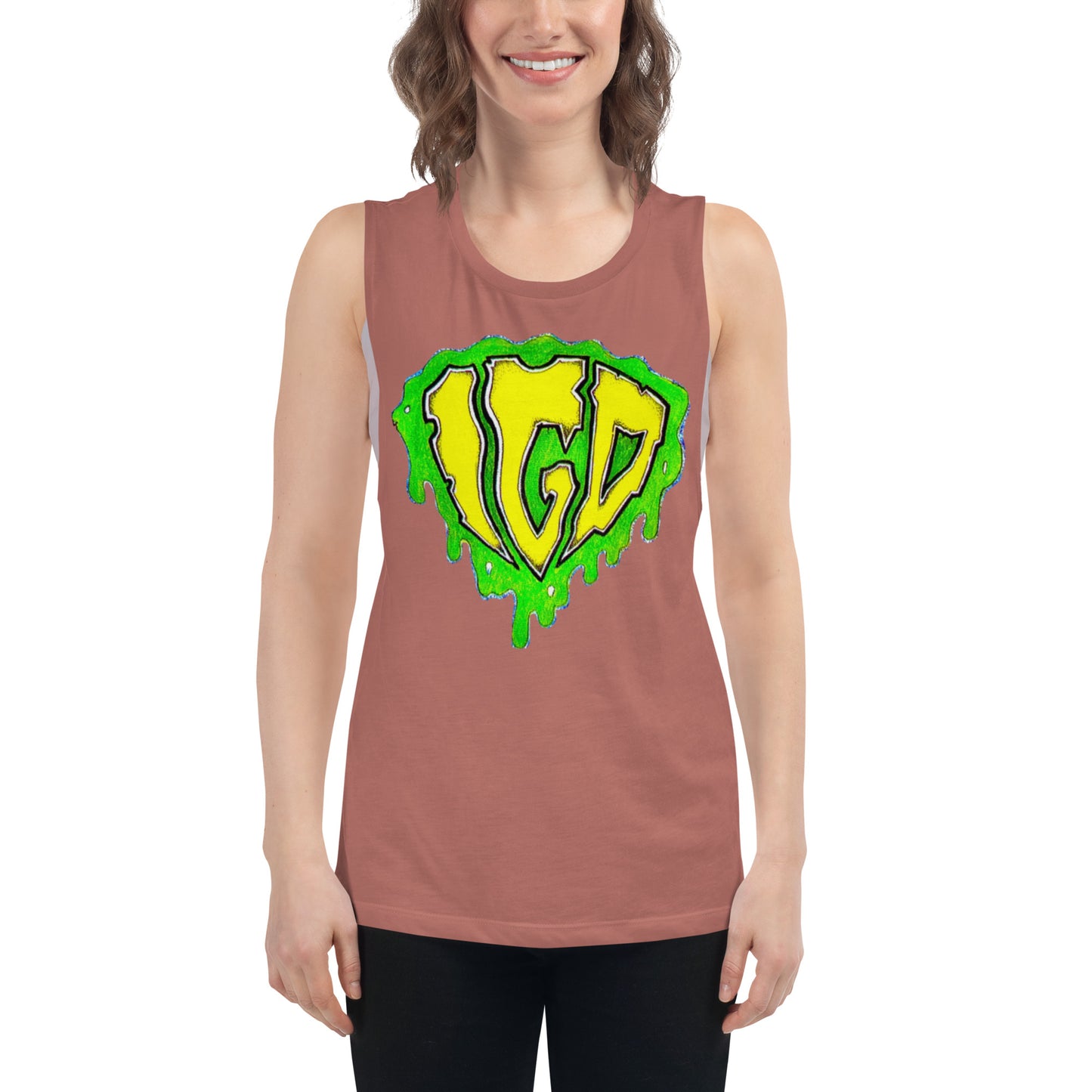IGD logo Ladies’ Muscle Tank 3 colors