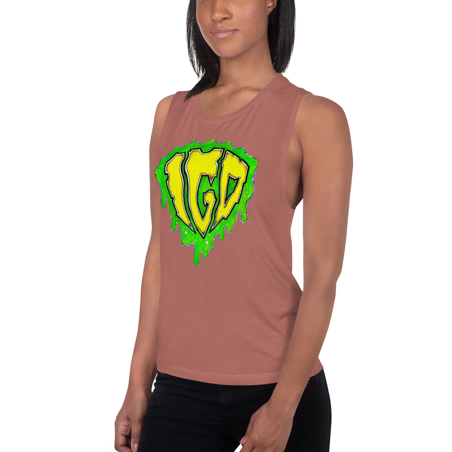 IGD logo Ladies’ Muscle Tank 3 colors