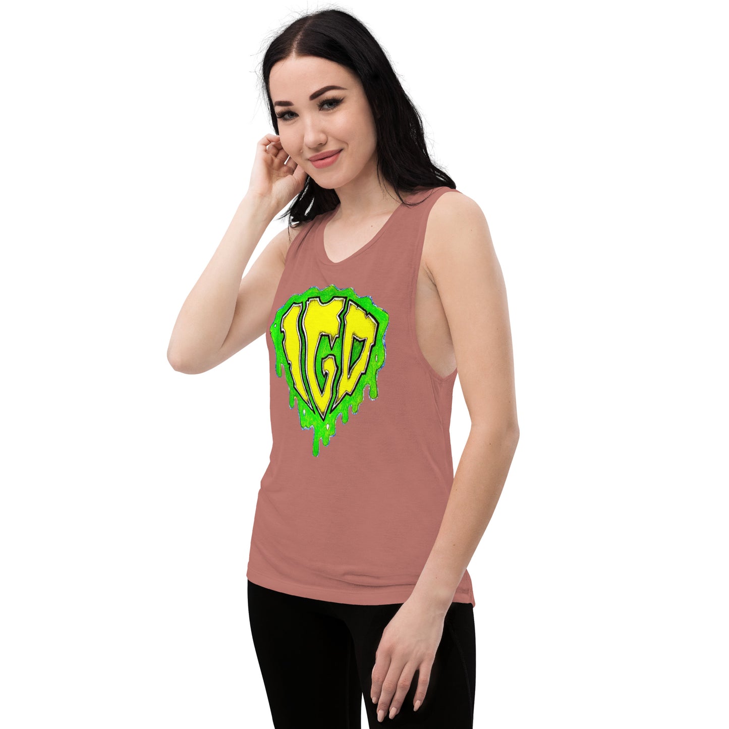 IGD logo Ladies’ Muscle Tank 3 colors