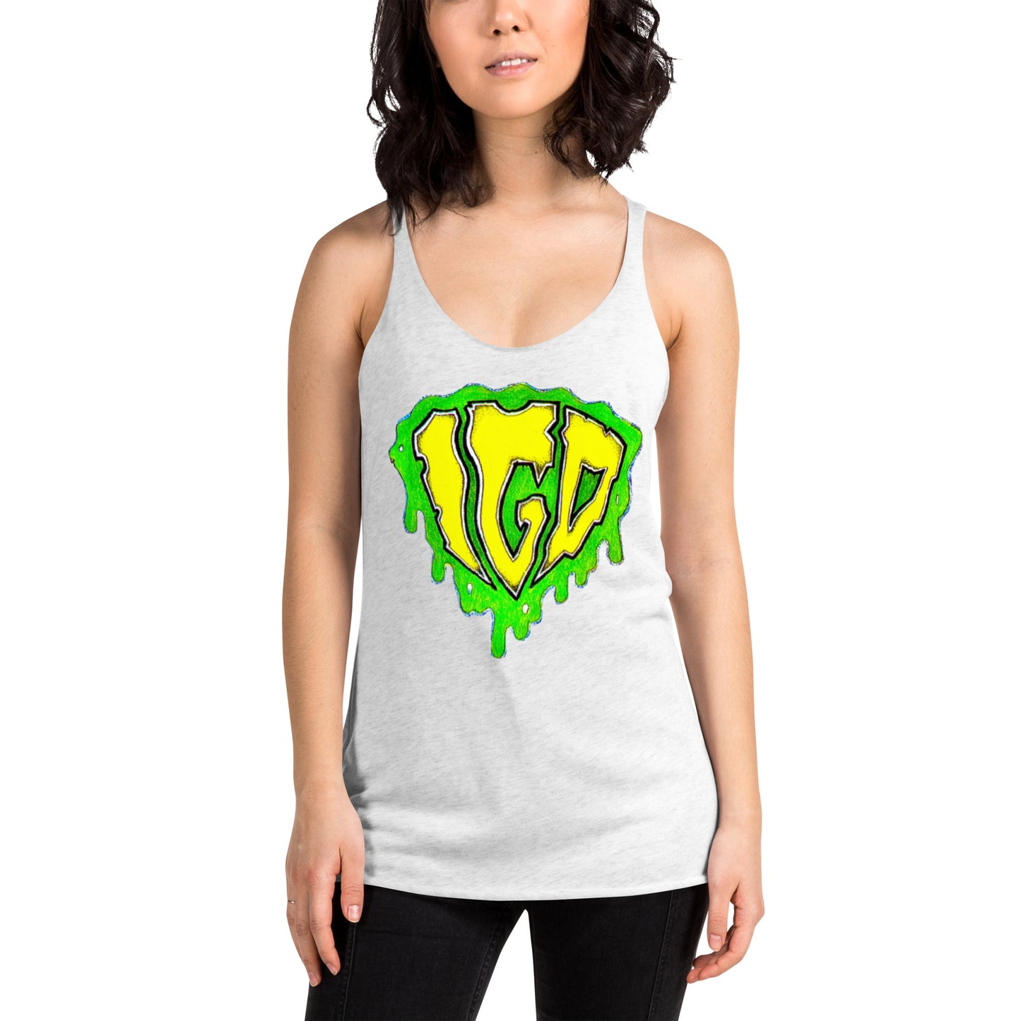 IGD logo - Women's Racerback Tank