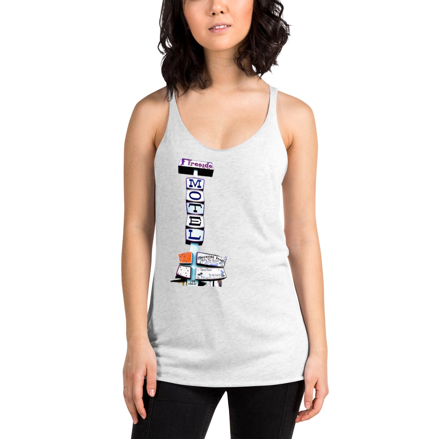 Fireside Inn Santa Cruz One sided Women's Racerback Tank