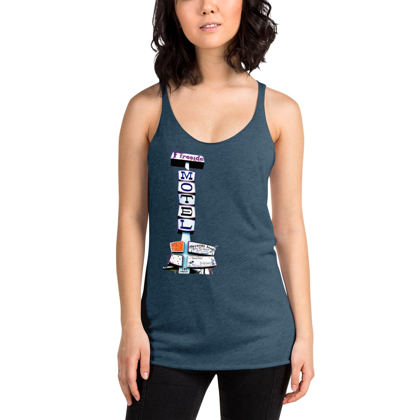 Fireside Inn Santa Cruz One sided Women's Racerback Tank
