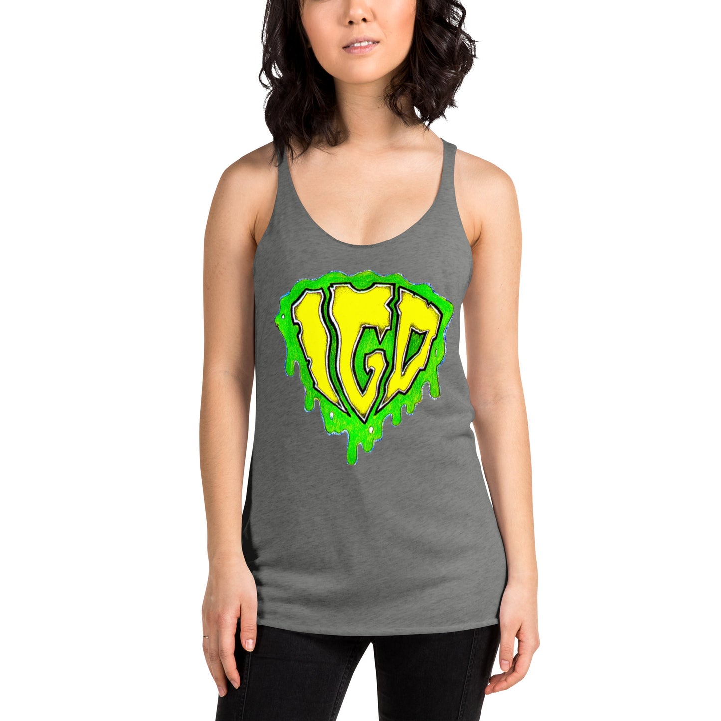 IGD logo - Women's Racerback Tank