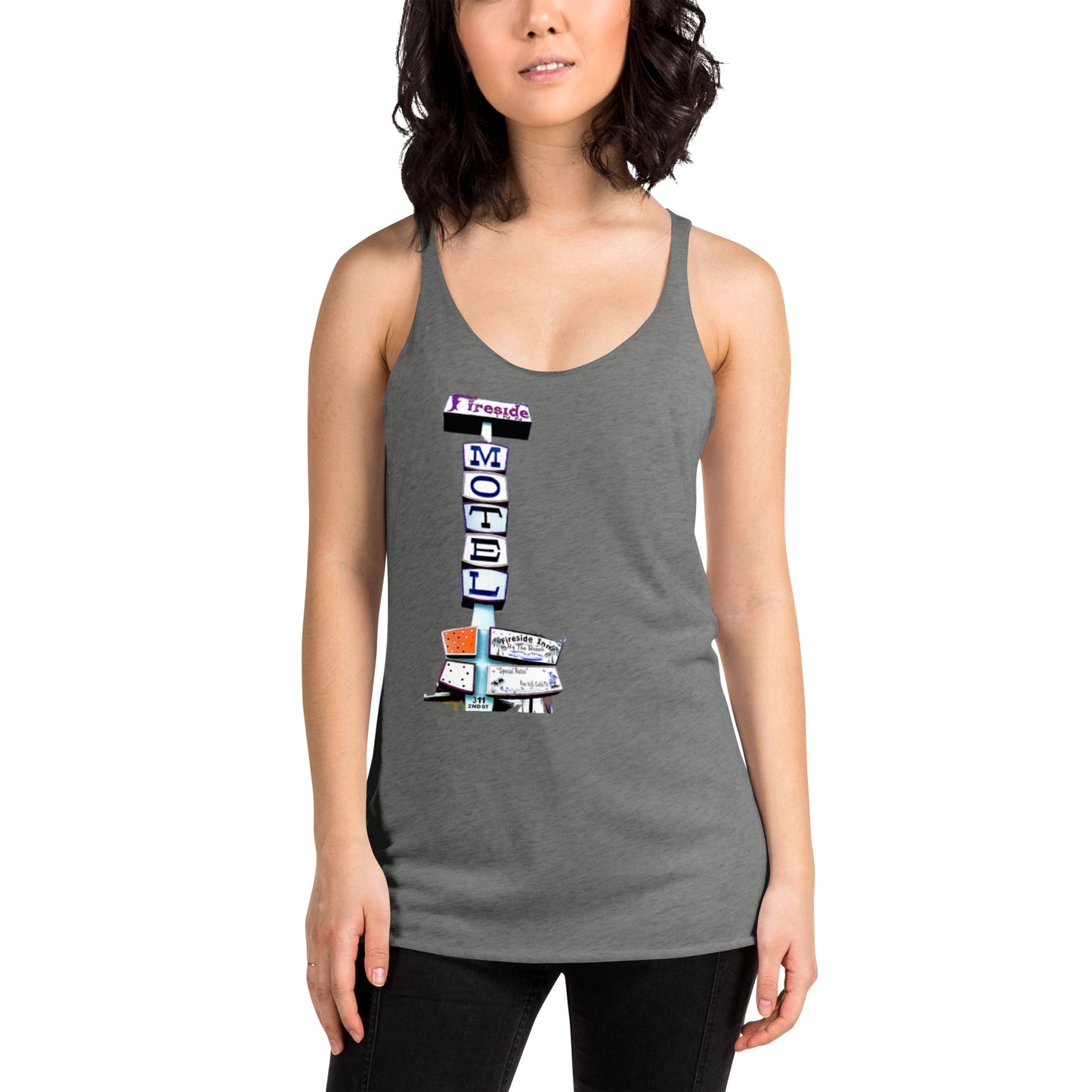 Fireside Inn Santa Cruz One sided Women's Racerback Tank