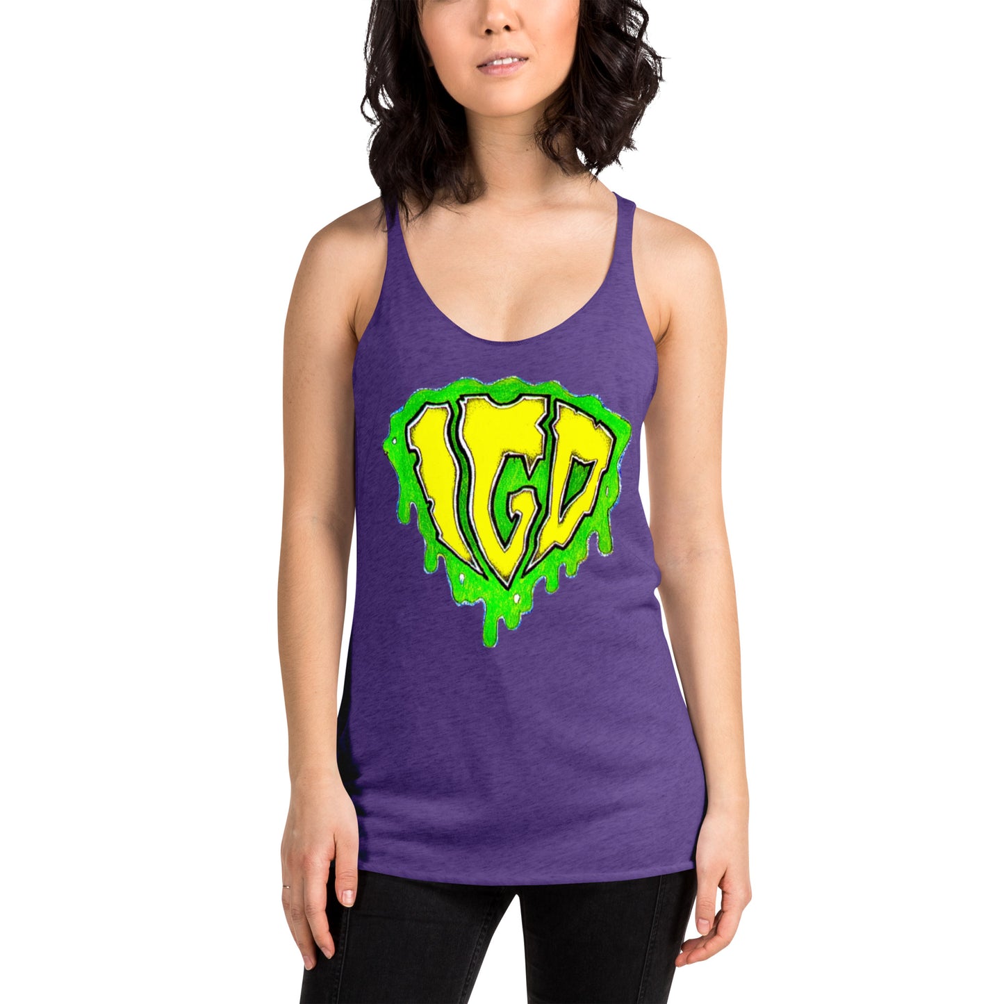 IGD logo - Women's Racerback Tank