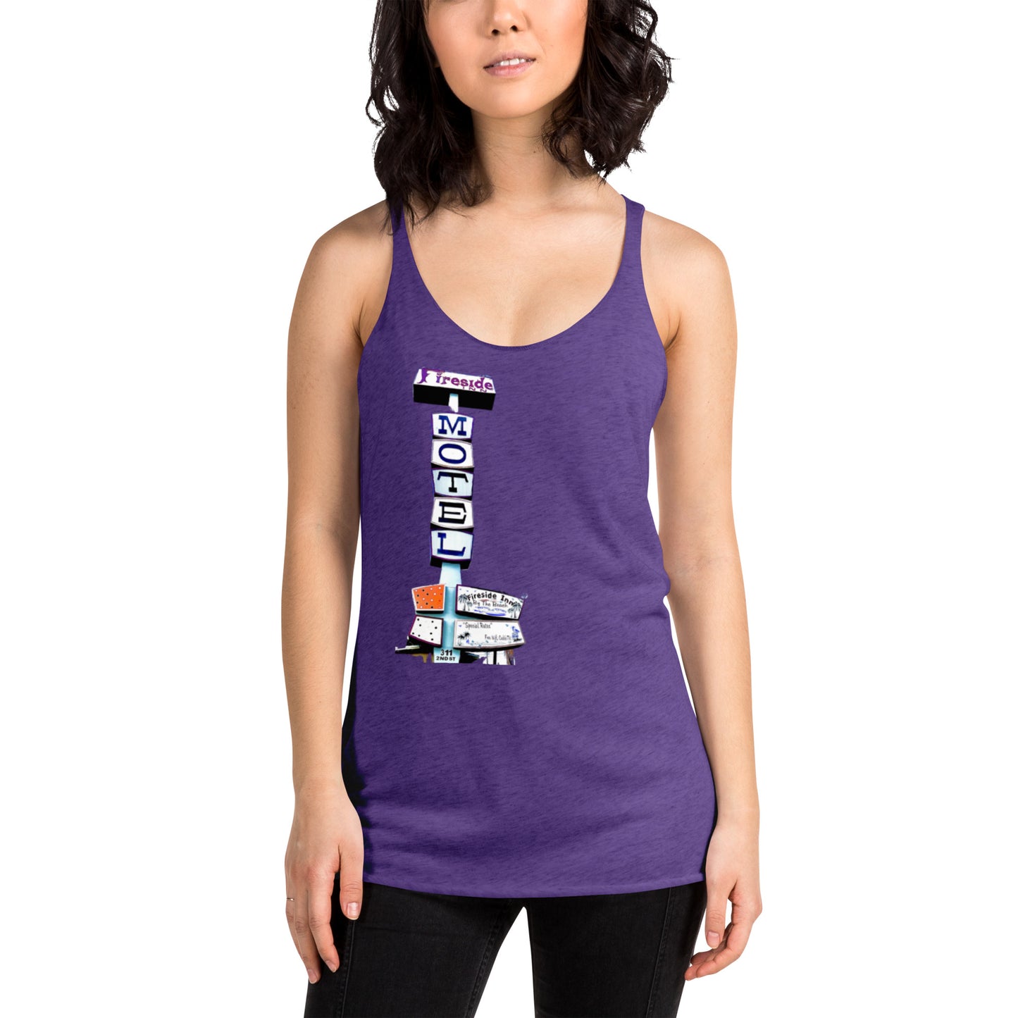 Fireside Inn Santa Cruz One sided Women's Racerback Tank