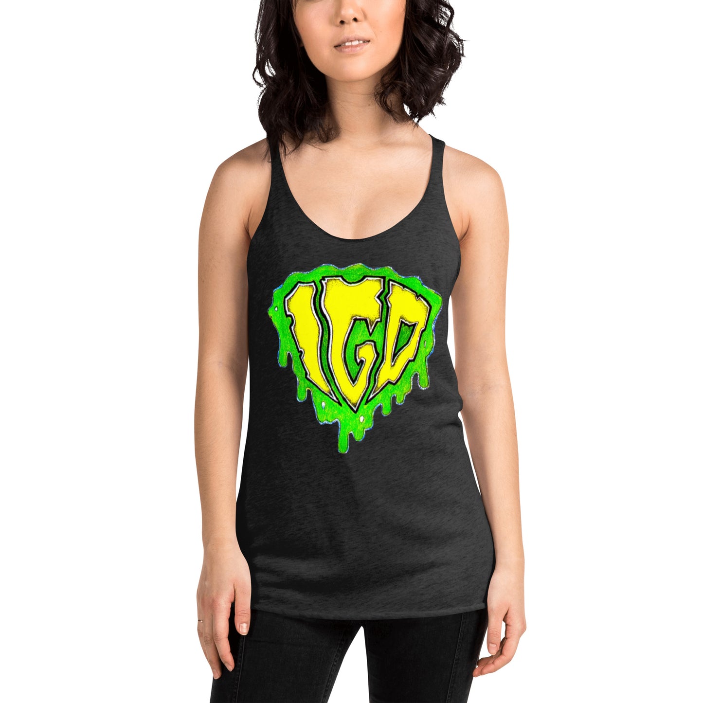 IGD logo - Women's Racerback Tank