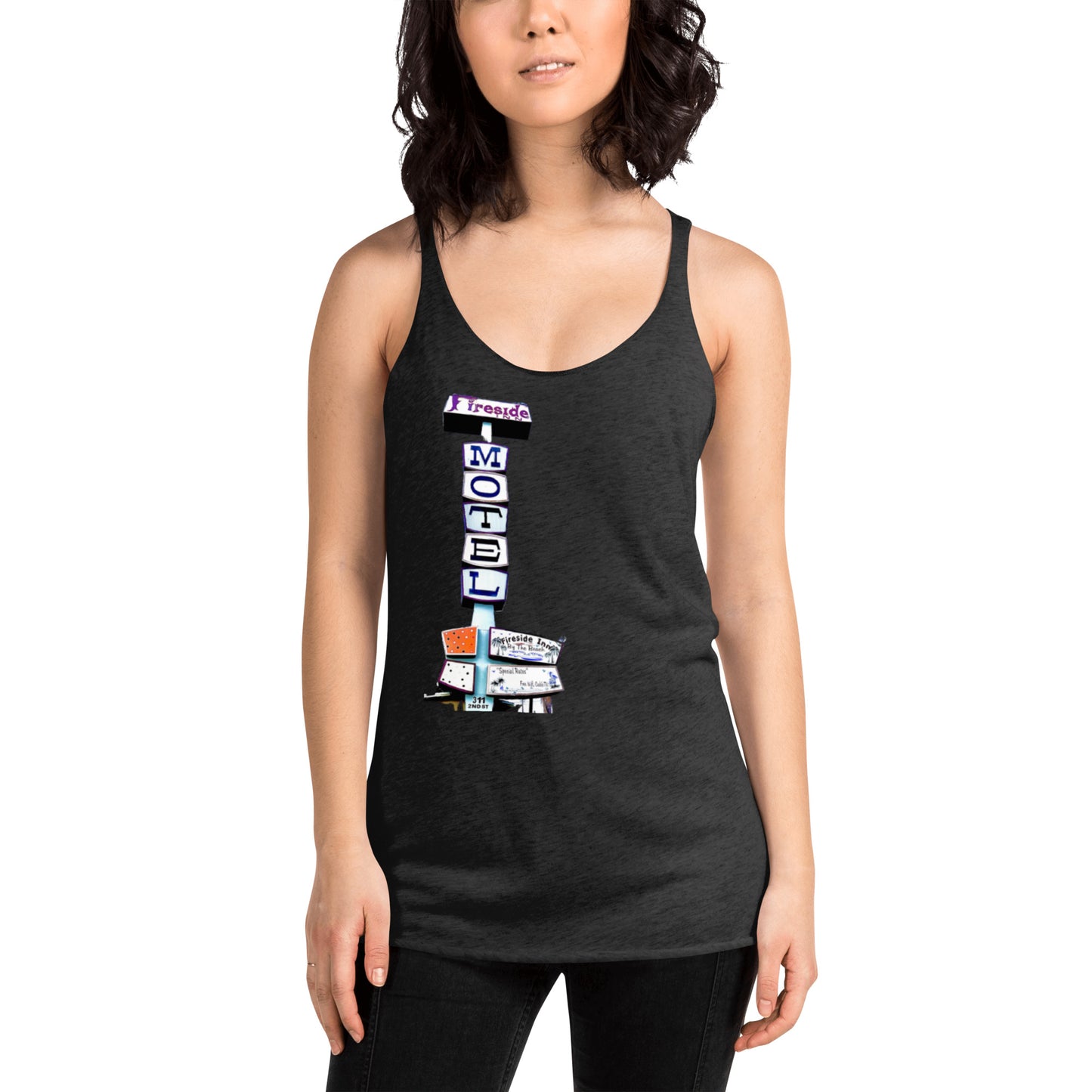 Fireside Inn Santa Cruz One sided Women's Racerback Tank