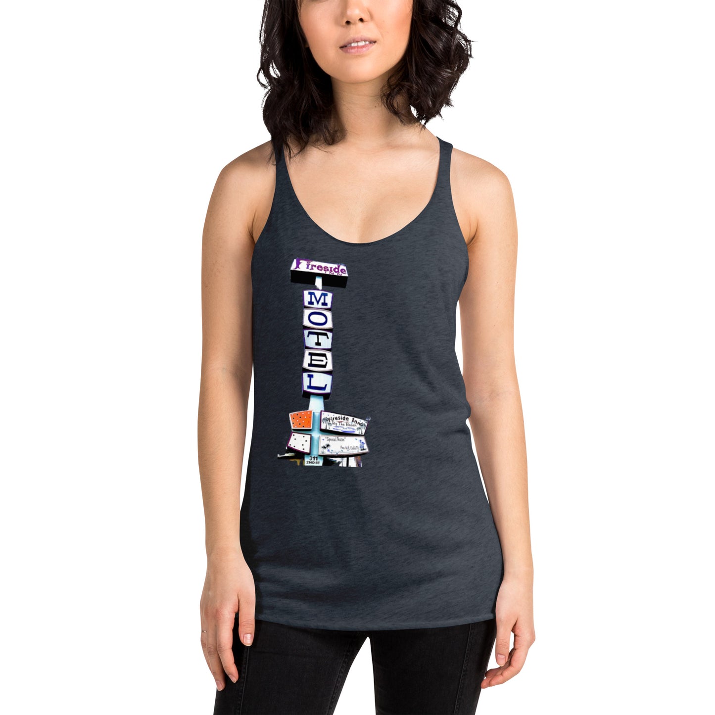 Fireside Inn Santa Cruz One sided Women's Racerback Tank