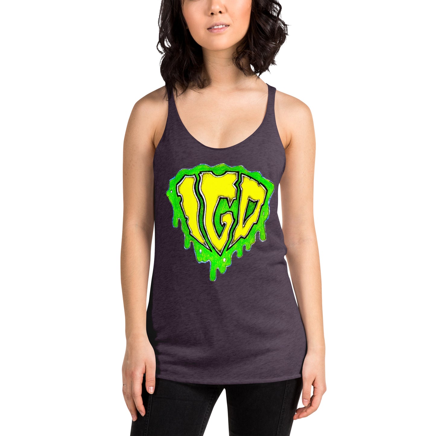 IGD logo - Women's Racerback Tank