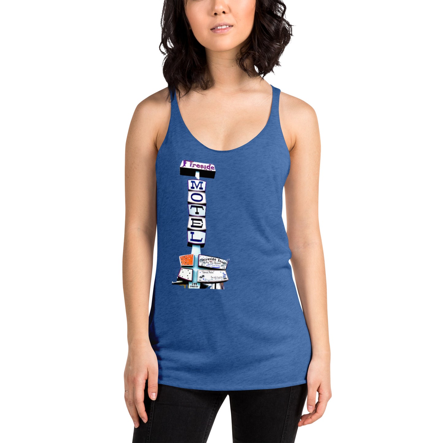 Fireside Inn Santa Cruz One sided Women's Racerback Tank