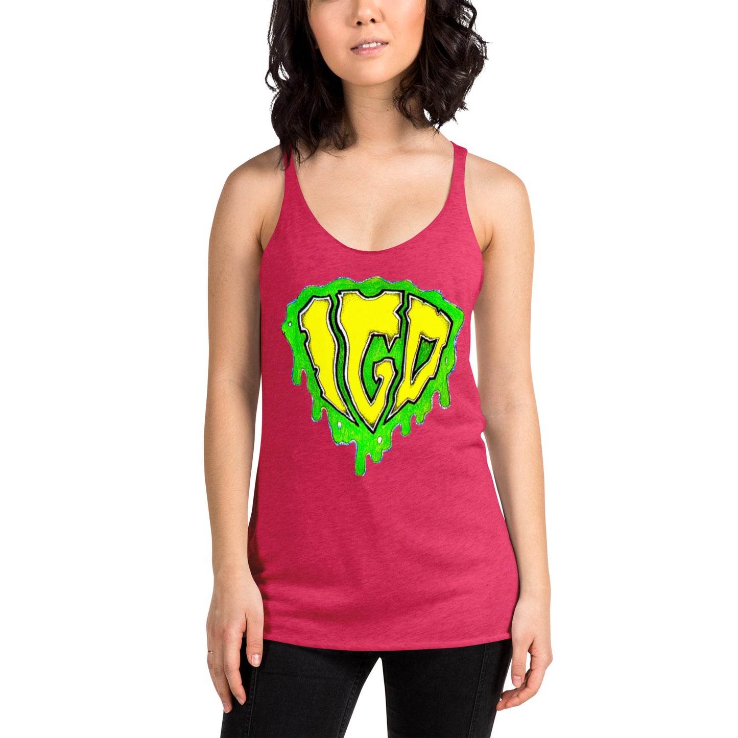 IGD logo - Women's Racerback Tank