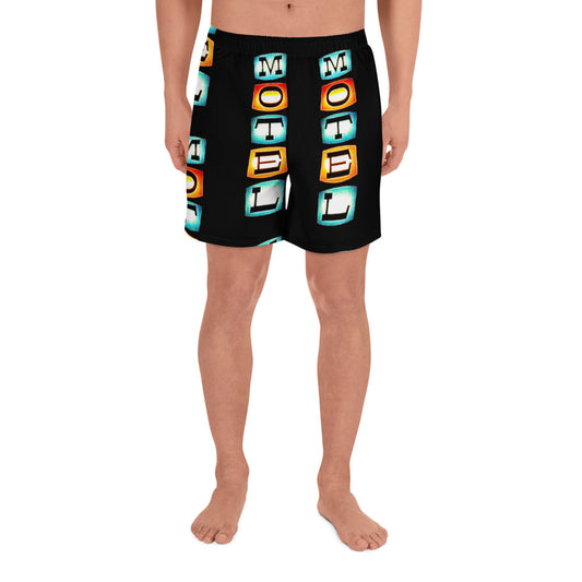 RETRO MOTEL SIGN “Lit Up” Men's Athletic Shorts