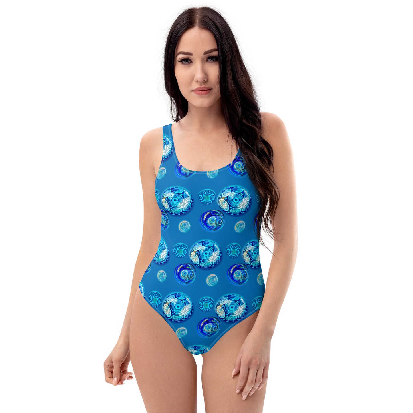 Planets Blue - One-Piece Swimsuit