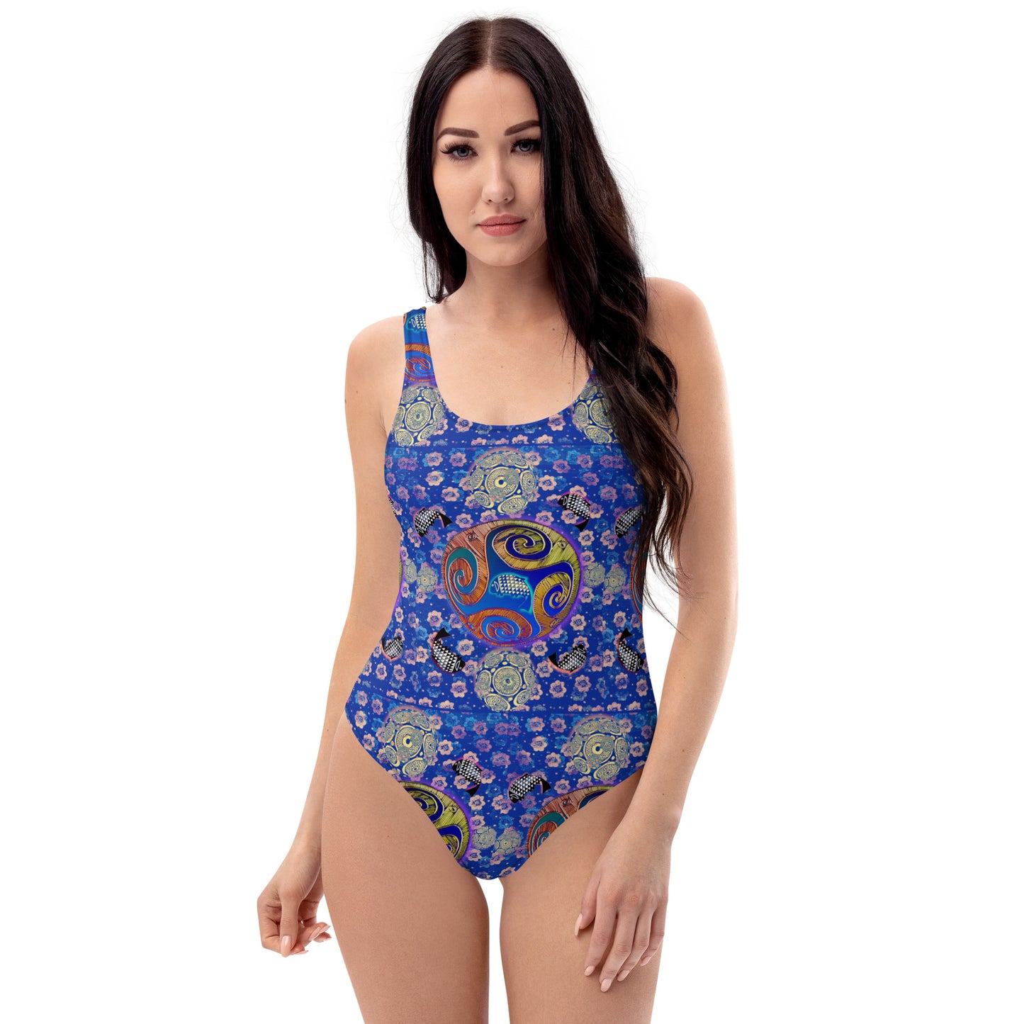 Cosmic Salmon Run - One-Piece Swimsuit