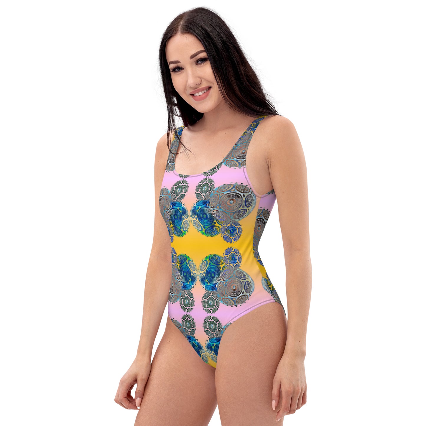 Global Tribe - Tribal Globe - One-Piece Swimsuit