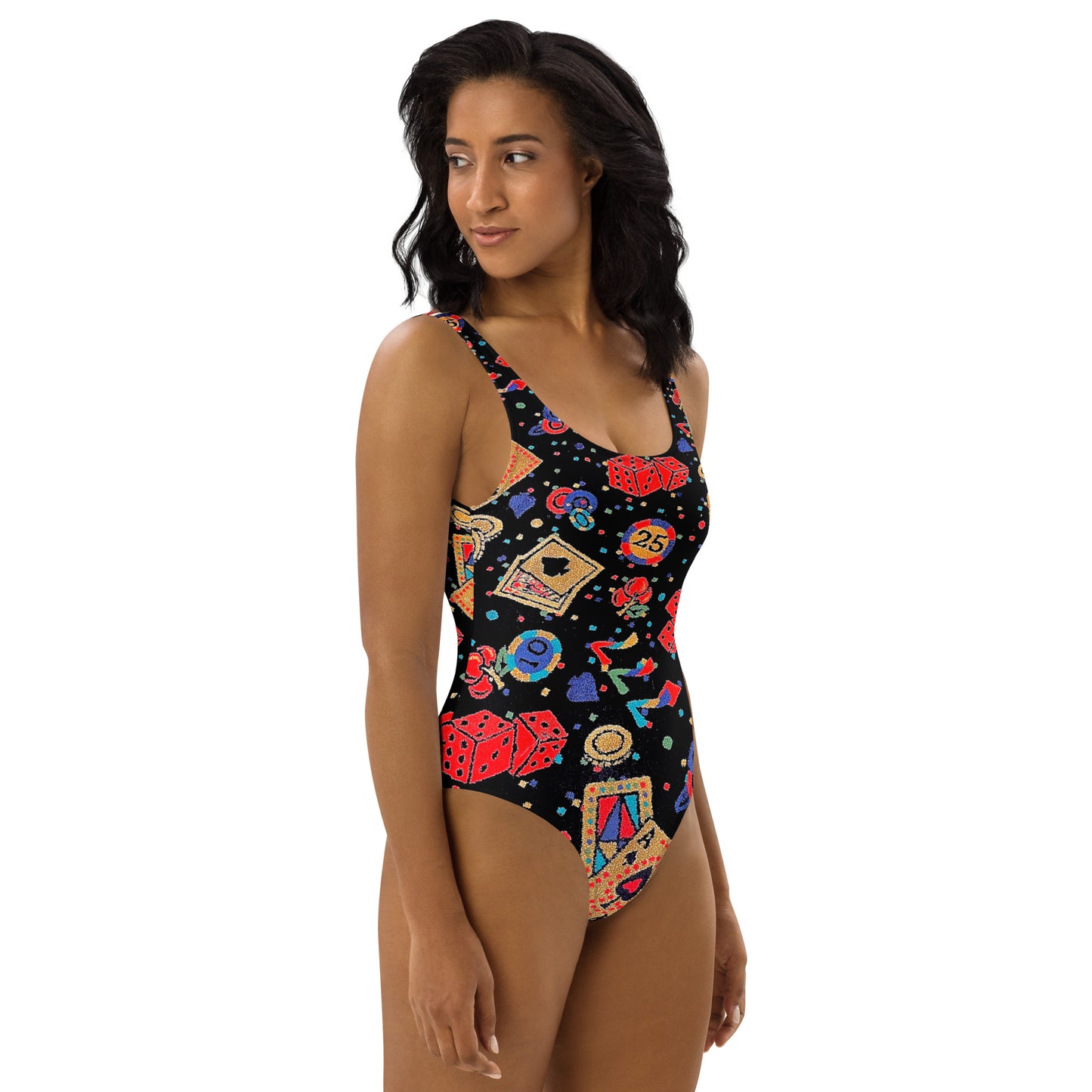 Casino Carpet One-Piece Swimsuit