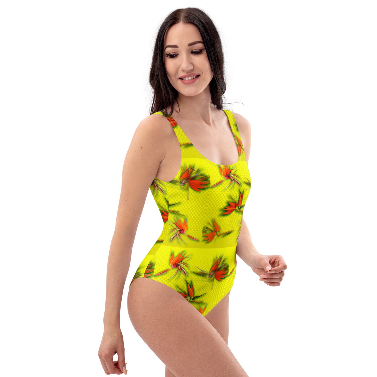 “Paradise Birds” One-Piece Swimsuit