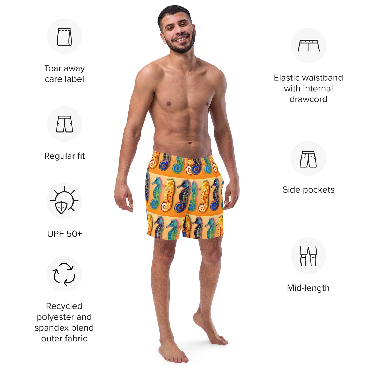 Seahorse Men's swim trunks
