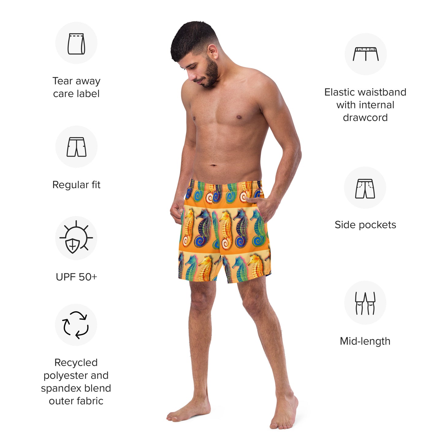 Seahorse Men's swim trunks