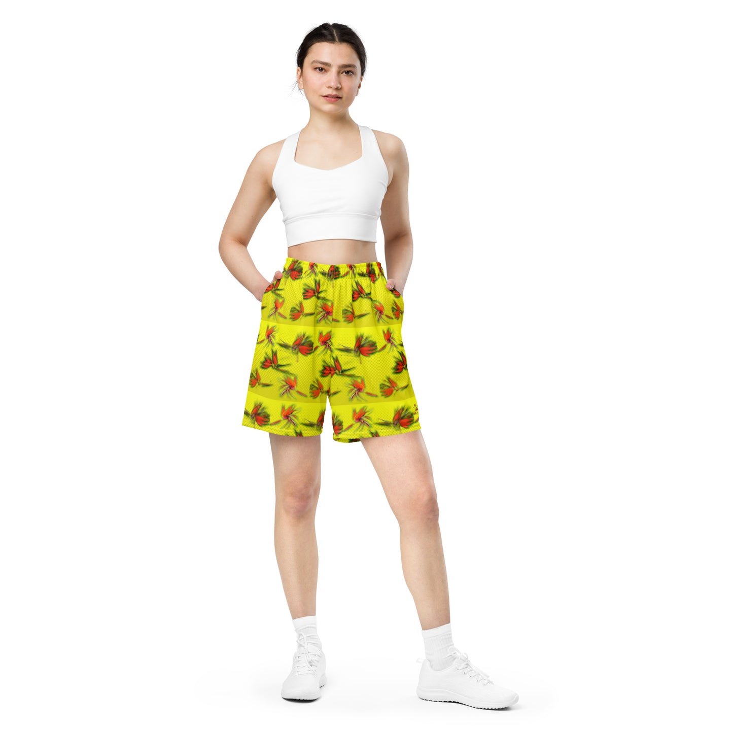 “Paradise Birds” Unisex mesh shorts