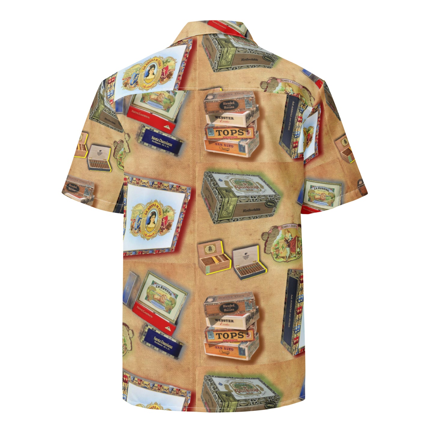Cigar Box Unisex button shirt