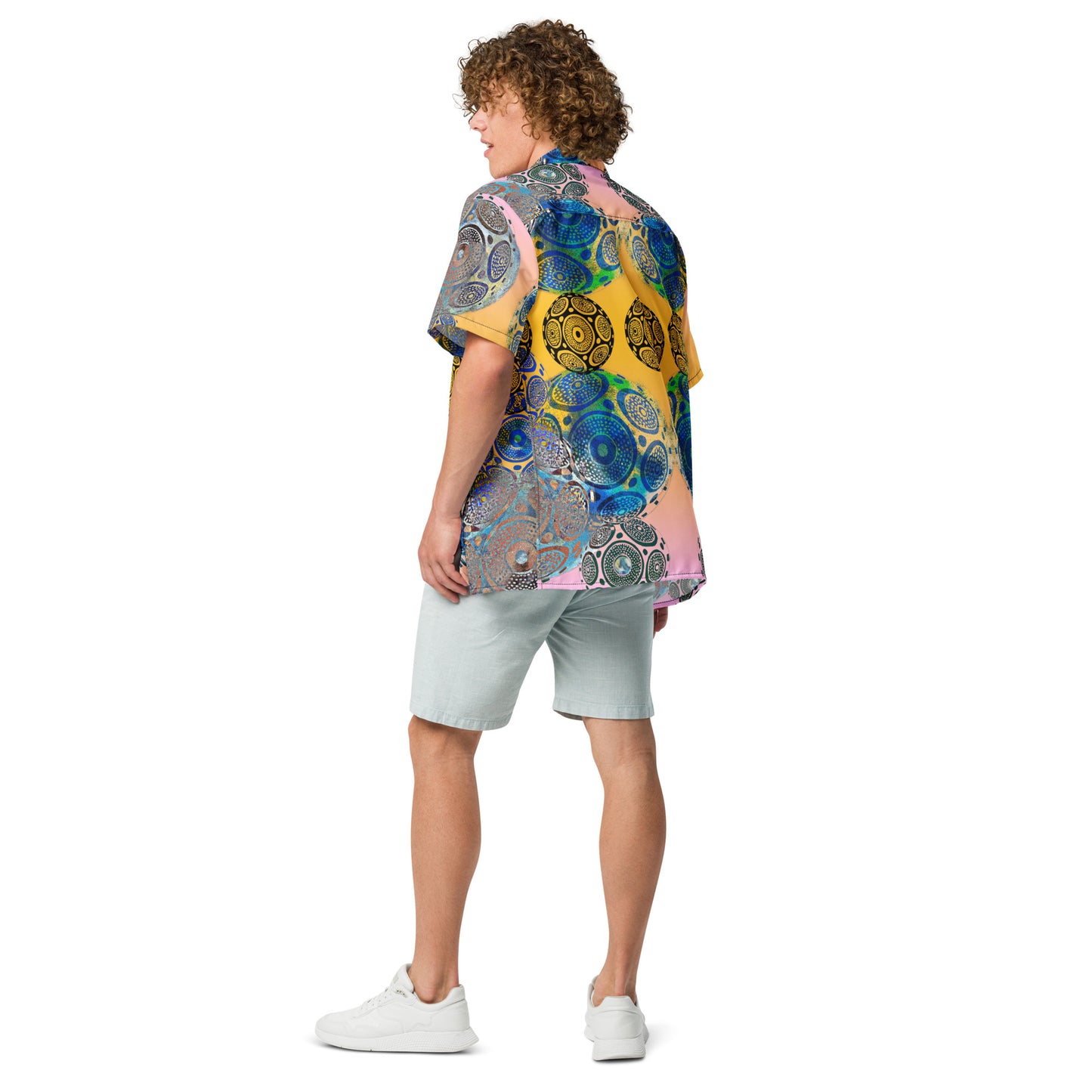 Global Tribe - Tribal Globe - Unisex button shirt
