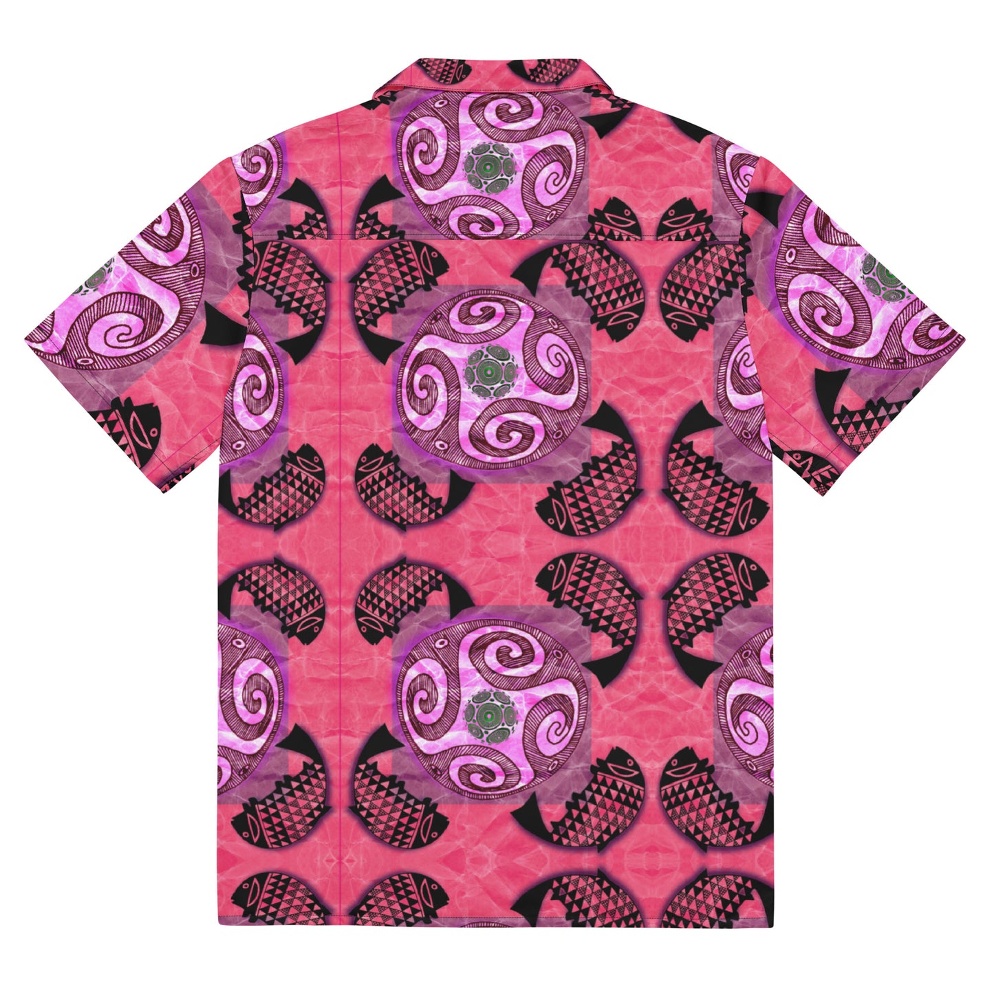 Tribal Salmon Run - Button Up Shirt