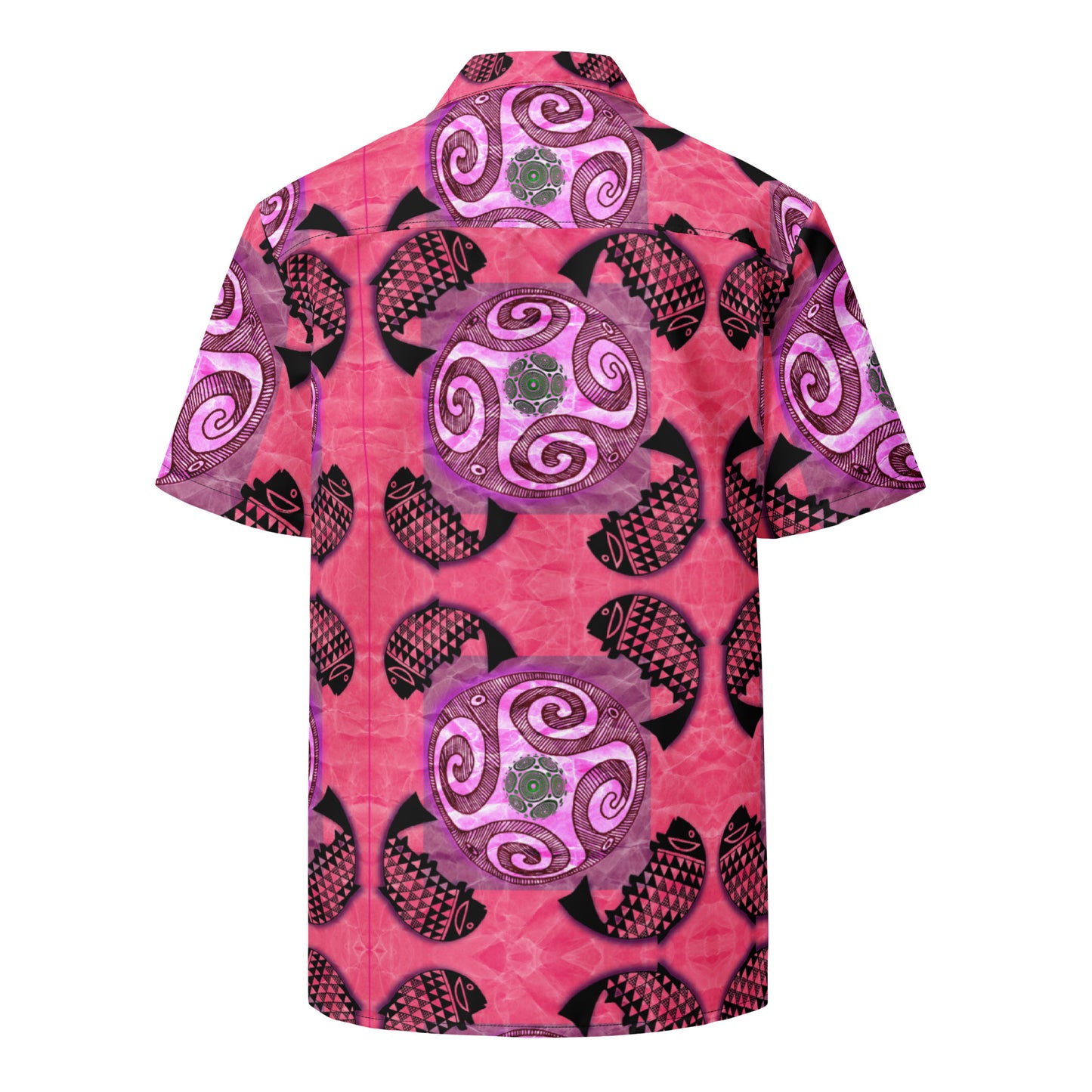 Tribal Salmon Run - Button Up Shirt