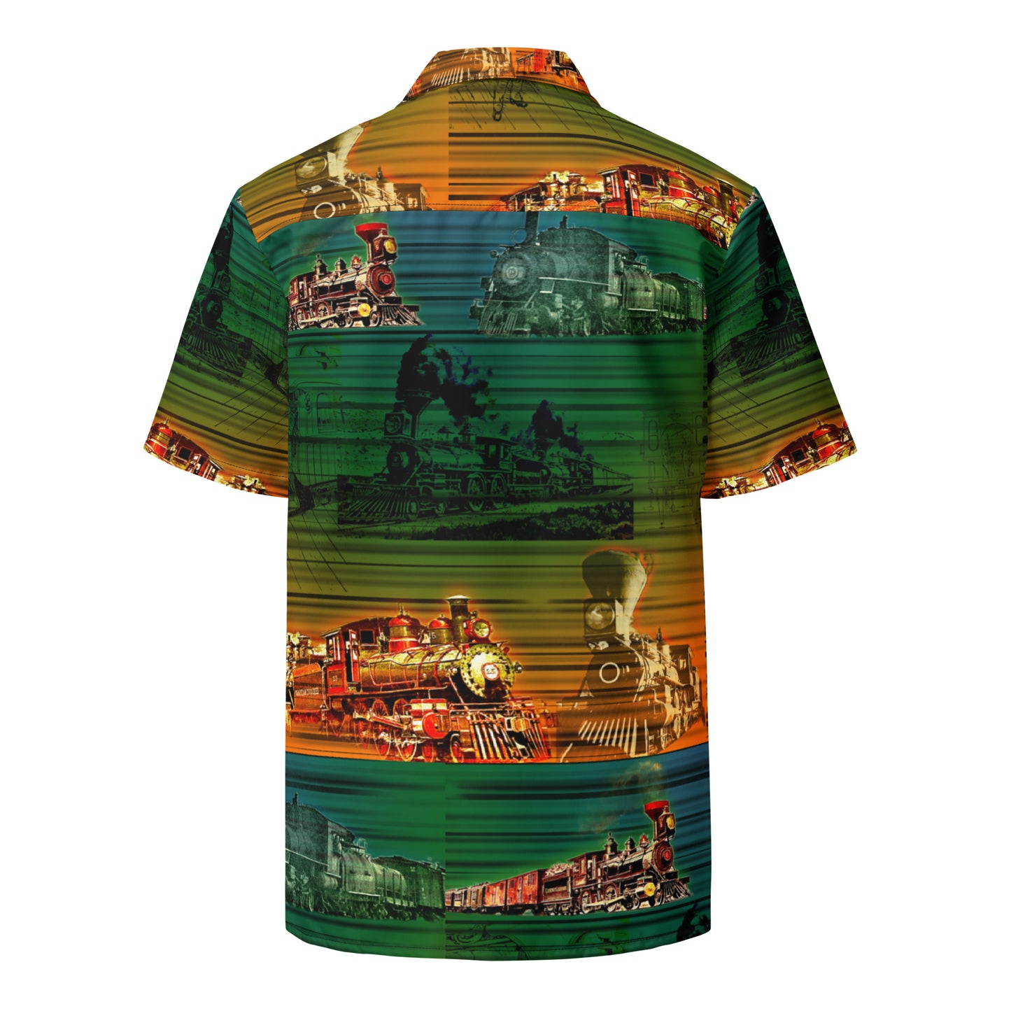 Trains - Unisex button shirt