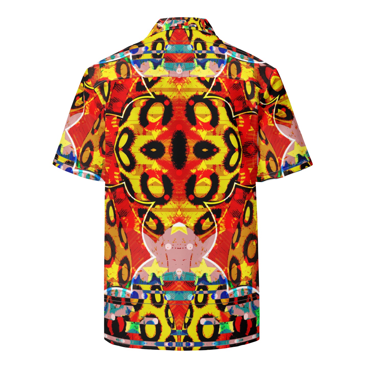 Cheetah Disco -Unisex button Light Weight dress Shirt