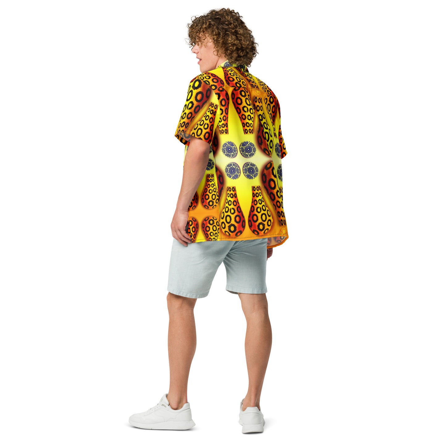 Cheetah Balls - button up lightweight dress shirt