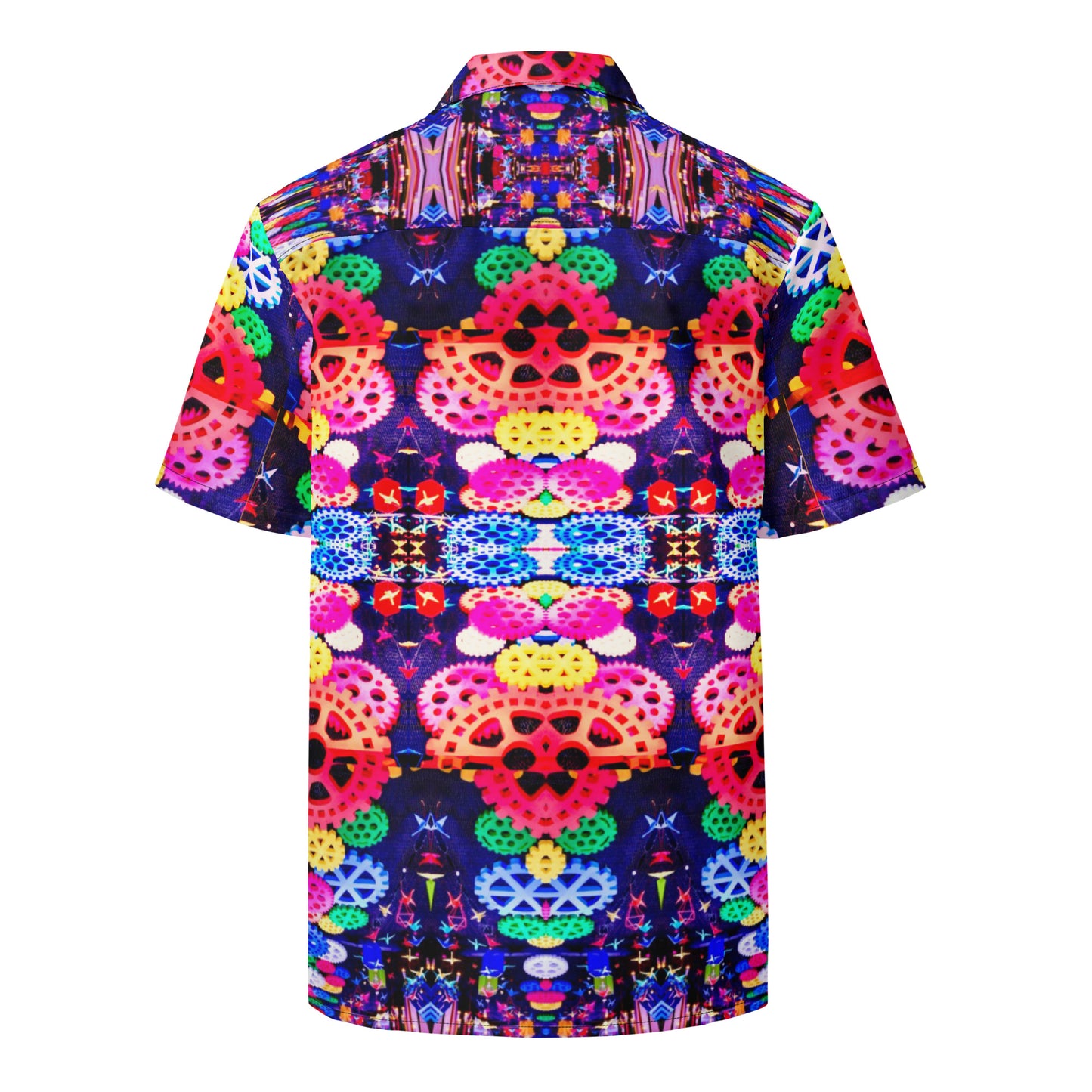 Gear Grind - Unisex Polyester button up dress shirt